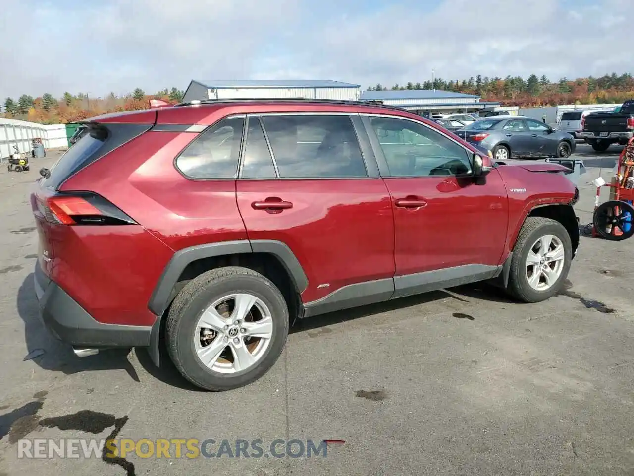 3 fotografías del automóvil dañado JTMM6RFV2MD020997 TOYOTA RAV4 2021