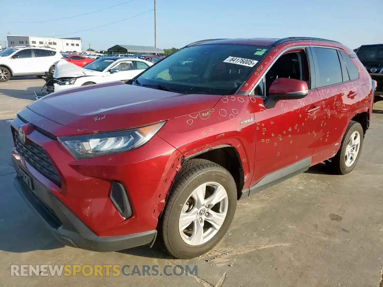 1 Photograph of a damaged car JTMMWRFV5MD117577 TOYOTA RAV4 2021
