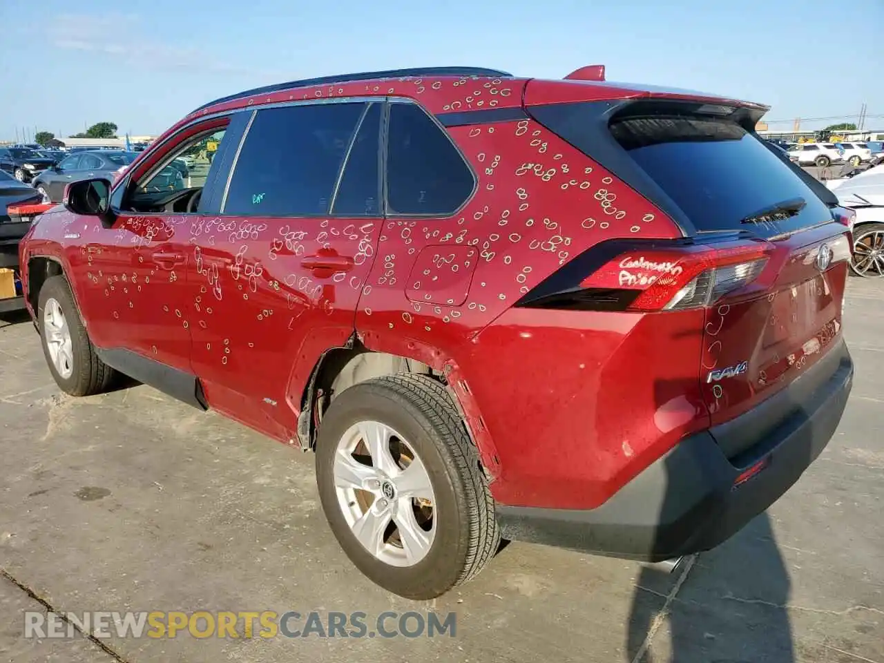 2 Photograph of a damaged car JTMMWRFV5MD117577 TOYOTA RAV4 2021