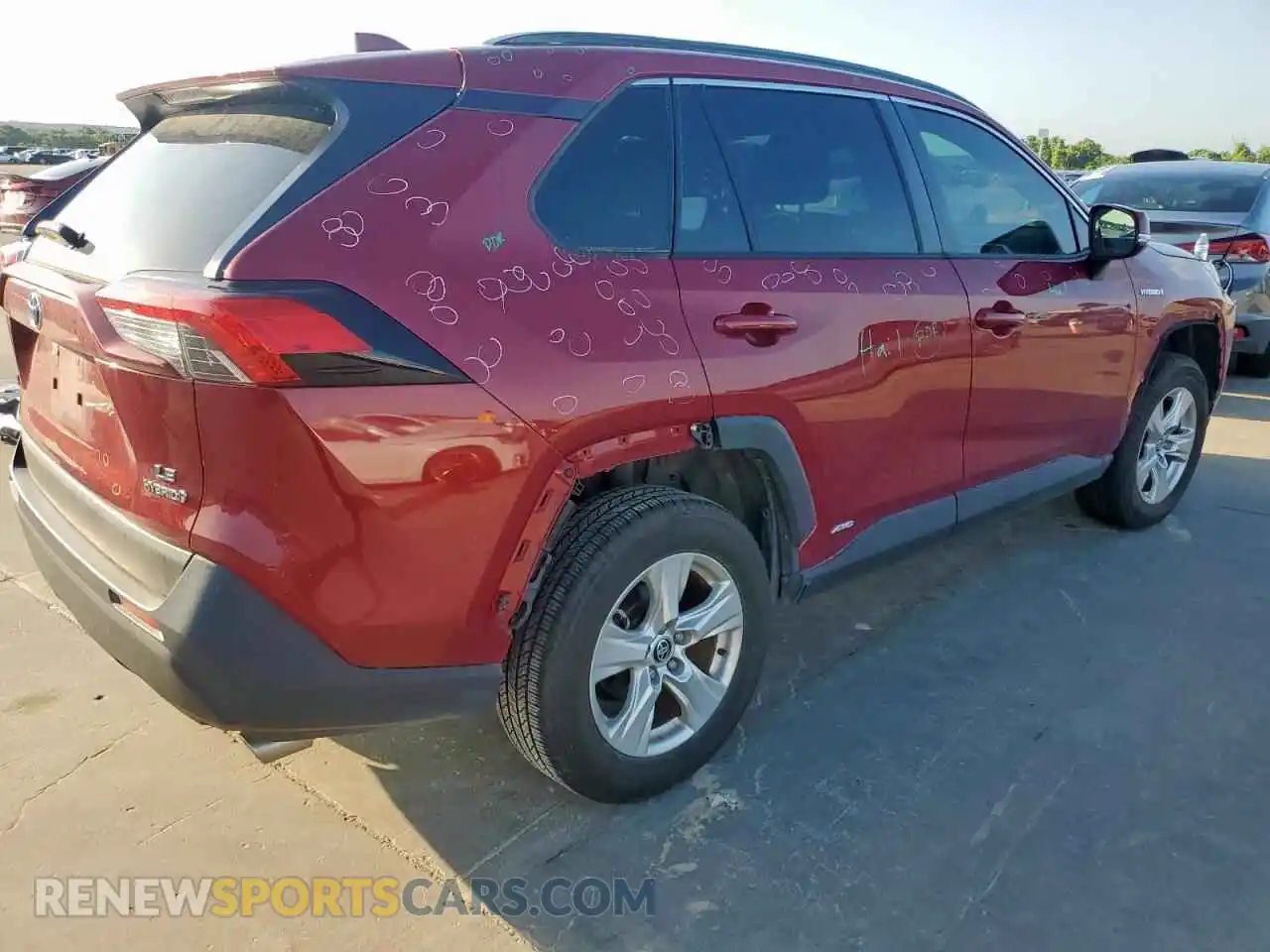3 Photograph of a damaged car JTMMWRFV5MD117577 TOYOTA RAV4 2021