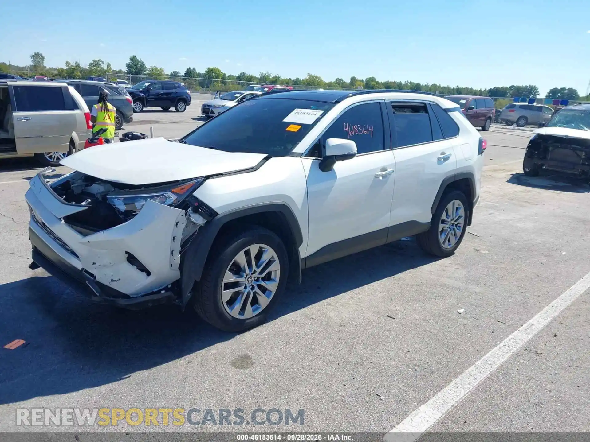 2 Photograph of a damaged car JTMN1RFV0MD082773 TOYOTA RAV4 2021