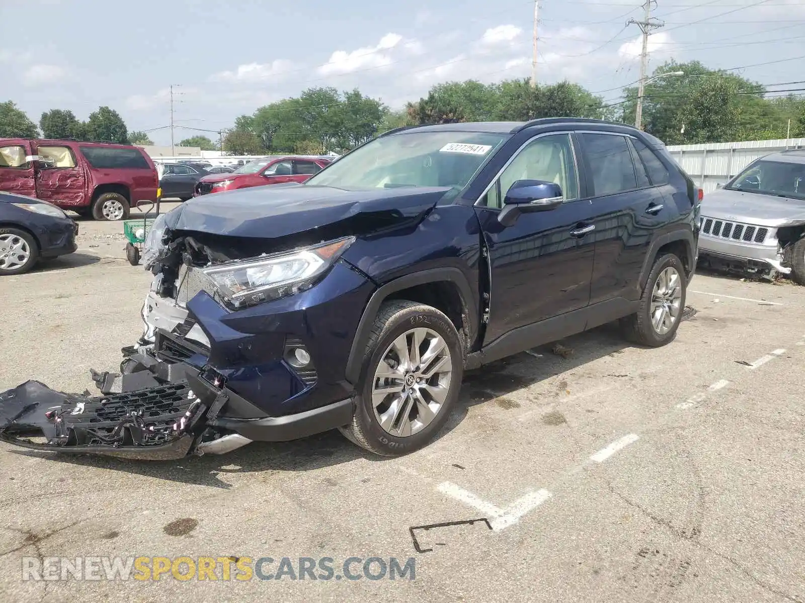 2 Photograph of a damaged car JTMN1RFV3MD078118 TOYOTA RAV4 2021