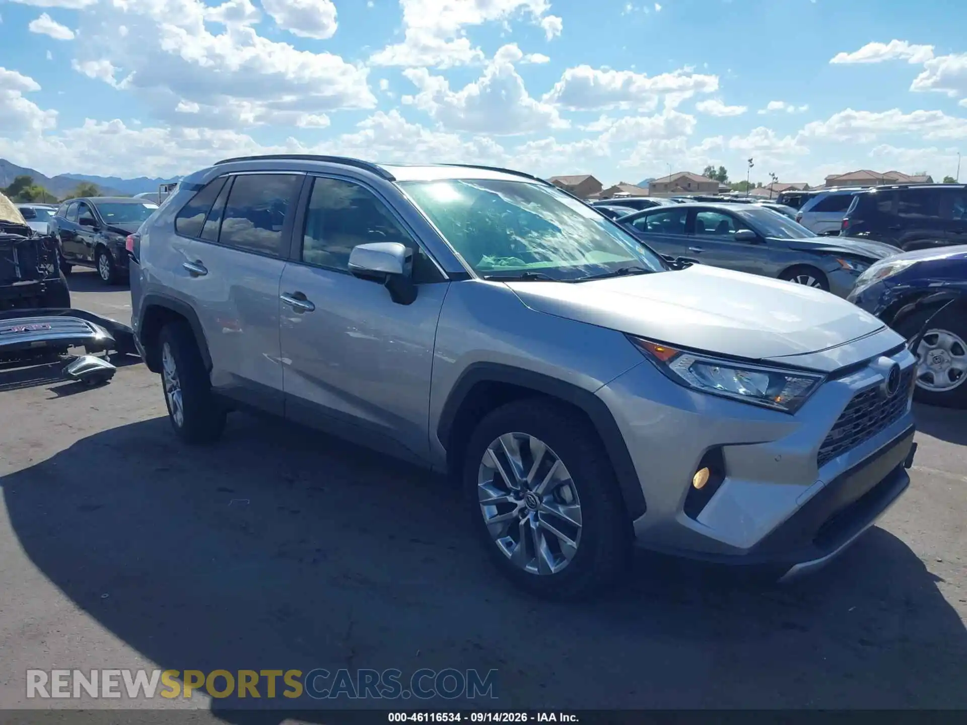1 Photograph of a damaged car JTMN1RFV3MD532030 TOYOTA RAV4 2021