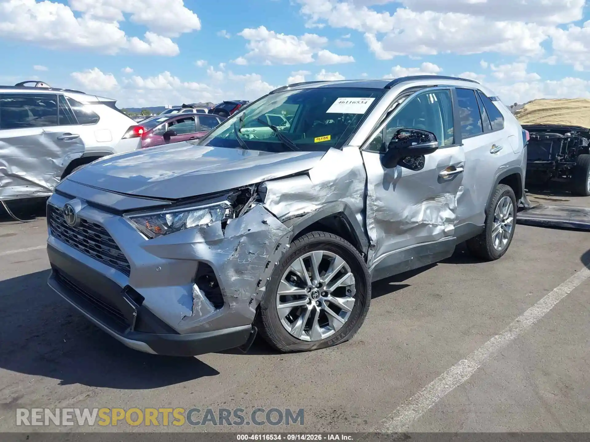 2 Photograph of a damaged car JTMN1RFV3MD532030 TOYOTA RAV4 2021