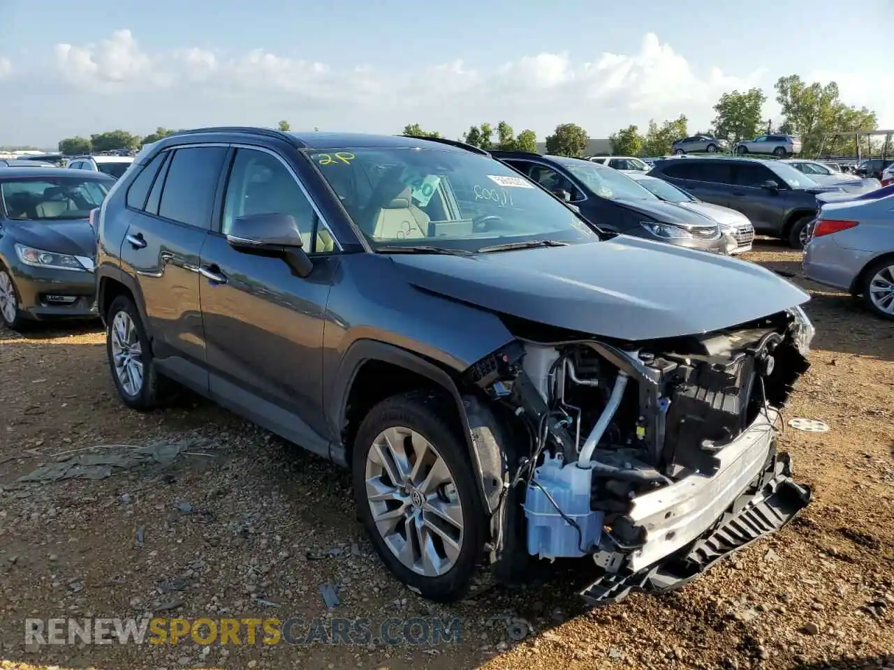 1 Photograph of a damaged car JTMN1RFV4MD072635 TOYOTA RAV4 2021