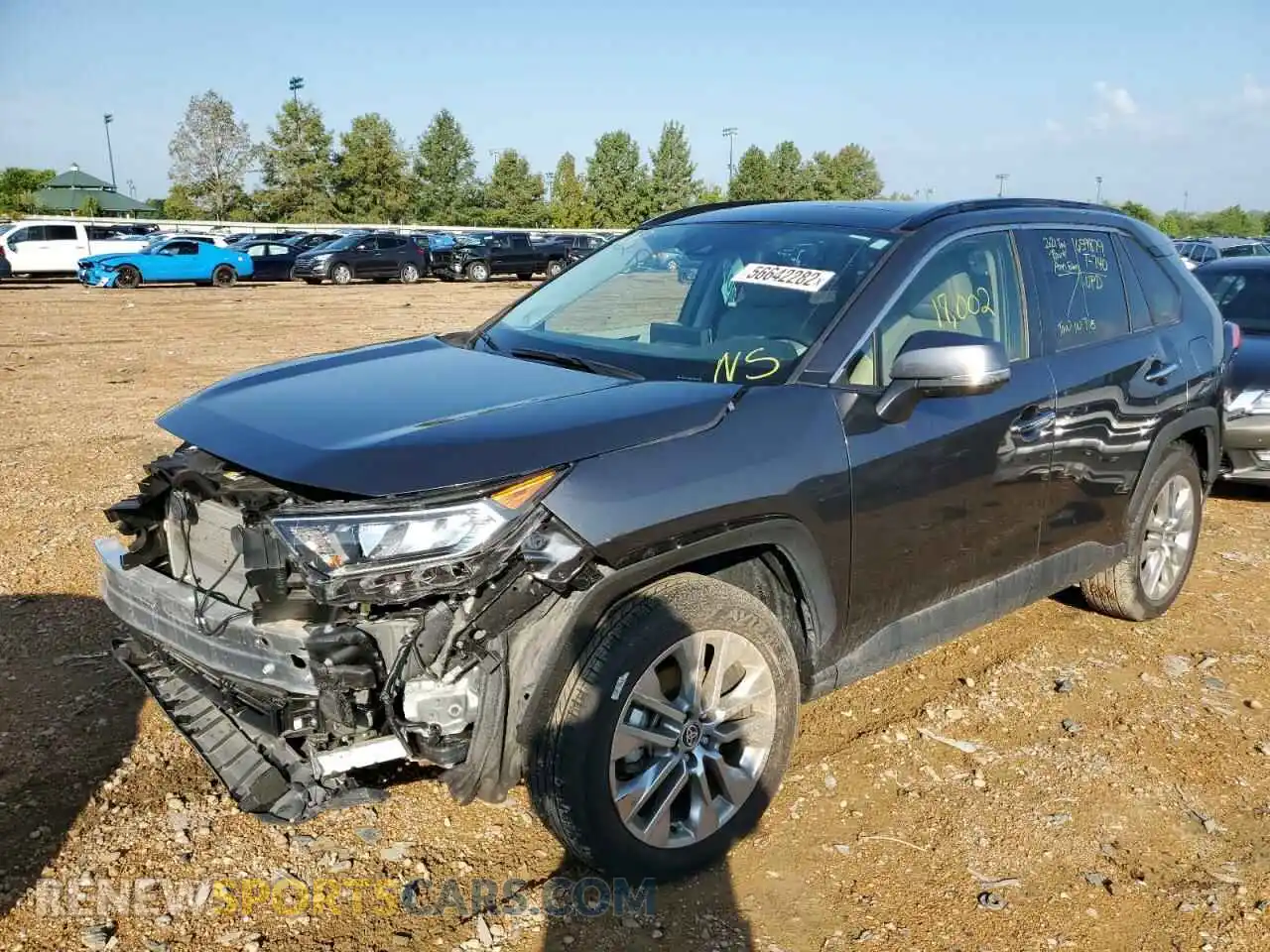 2 Photograph of a damaged car JTMN1RFV4MD072635 TOYOTA RAV4 2021