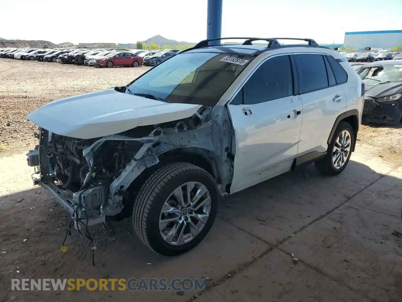 1 Photograph of a damaged car JTMN1RFV4MJ039992 TOYOTA RAV4 2021