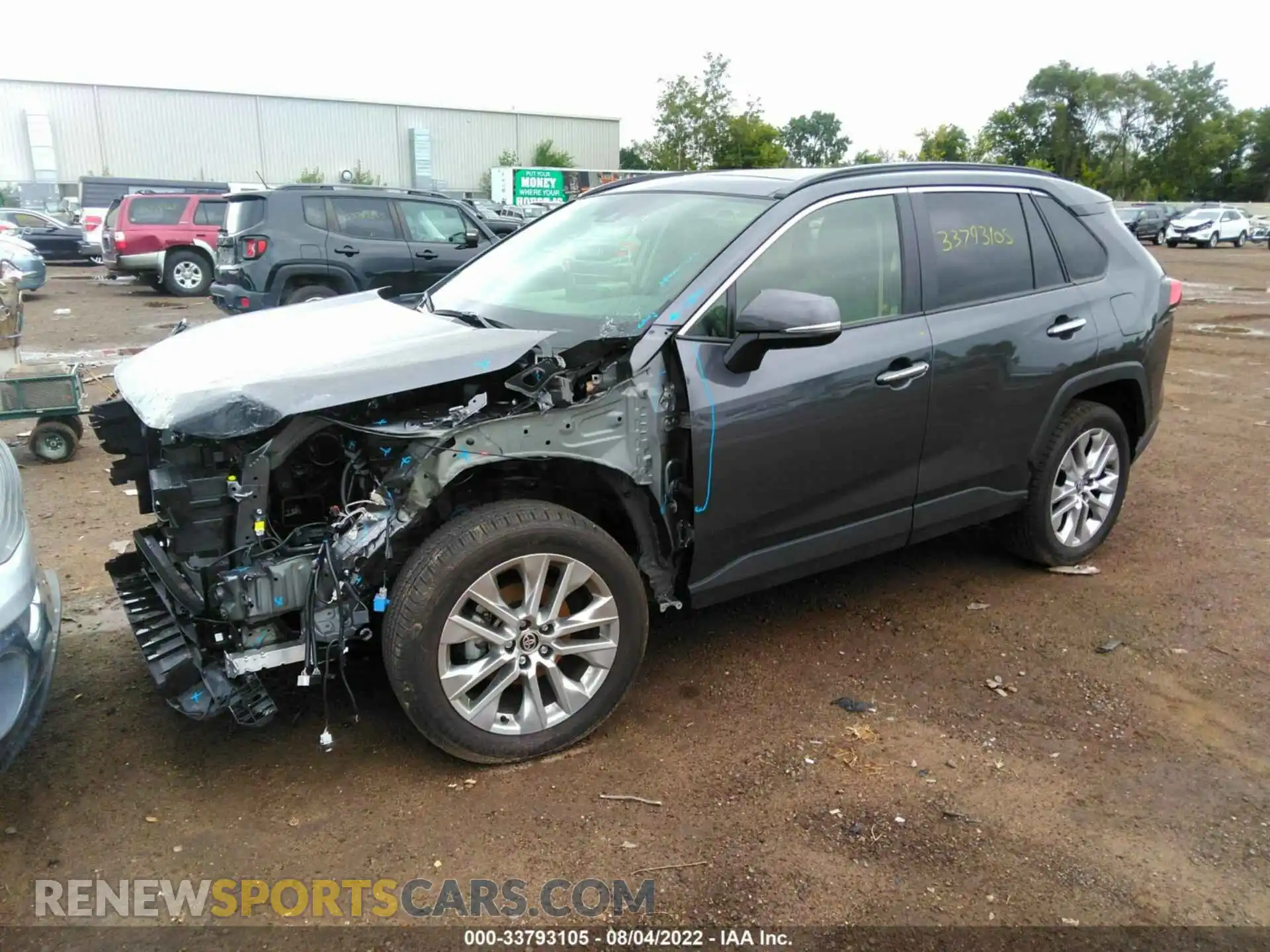 2 Photograph of a damaged car JTMN1RFV5MD069811 TOYOTA RAV4 2021