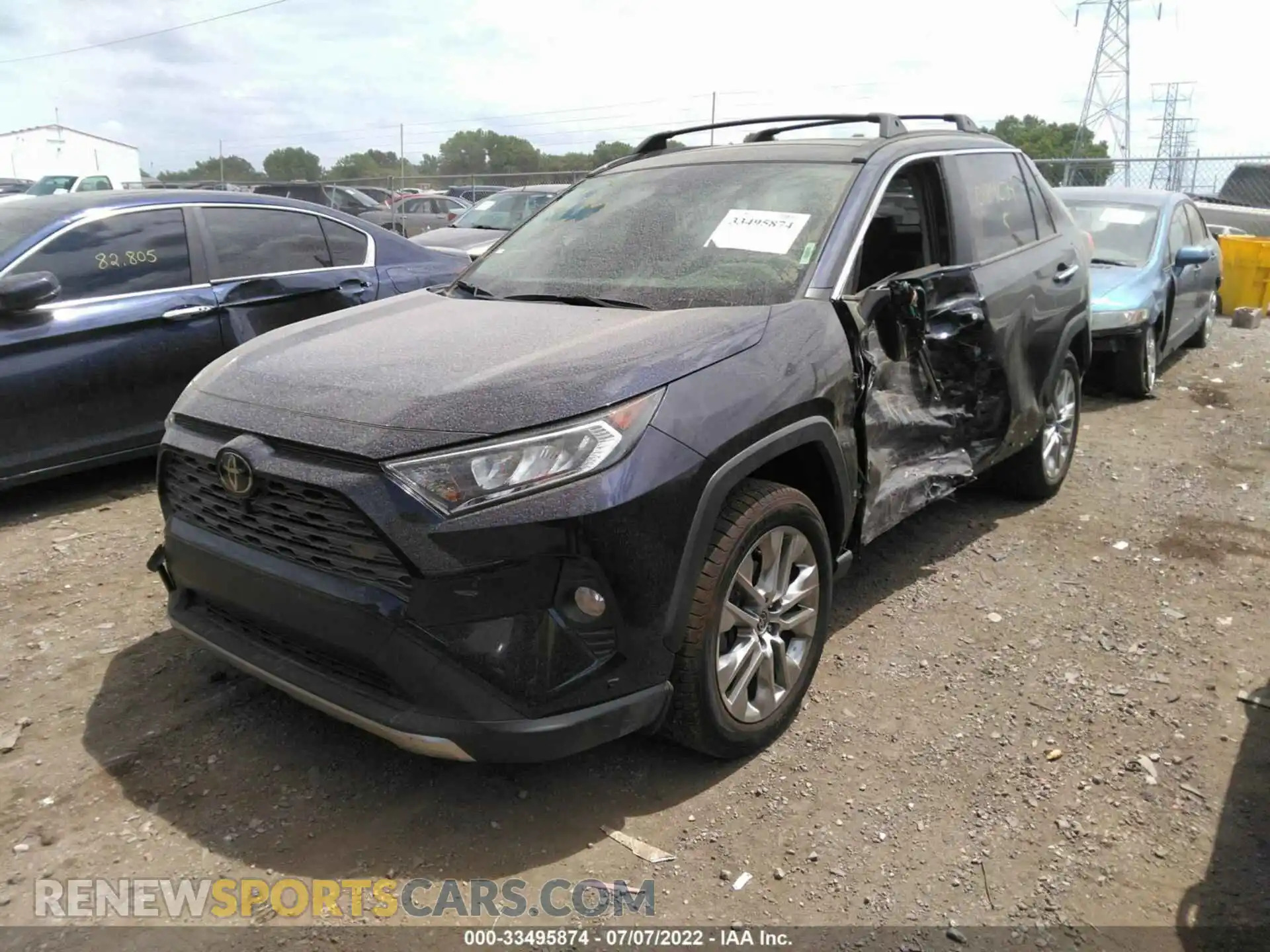 2 Photograph of a damaged car JTMN1RFV7MD084634 TOYOTA RAV4 2021