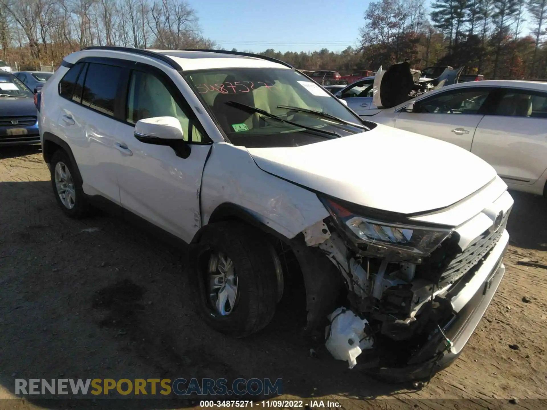 1 Photograph of a damaged car JTMP1RFV3MD071677 TOYOTA RAV4 2021
