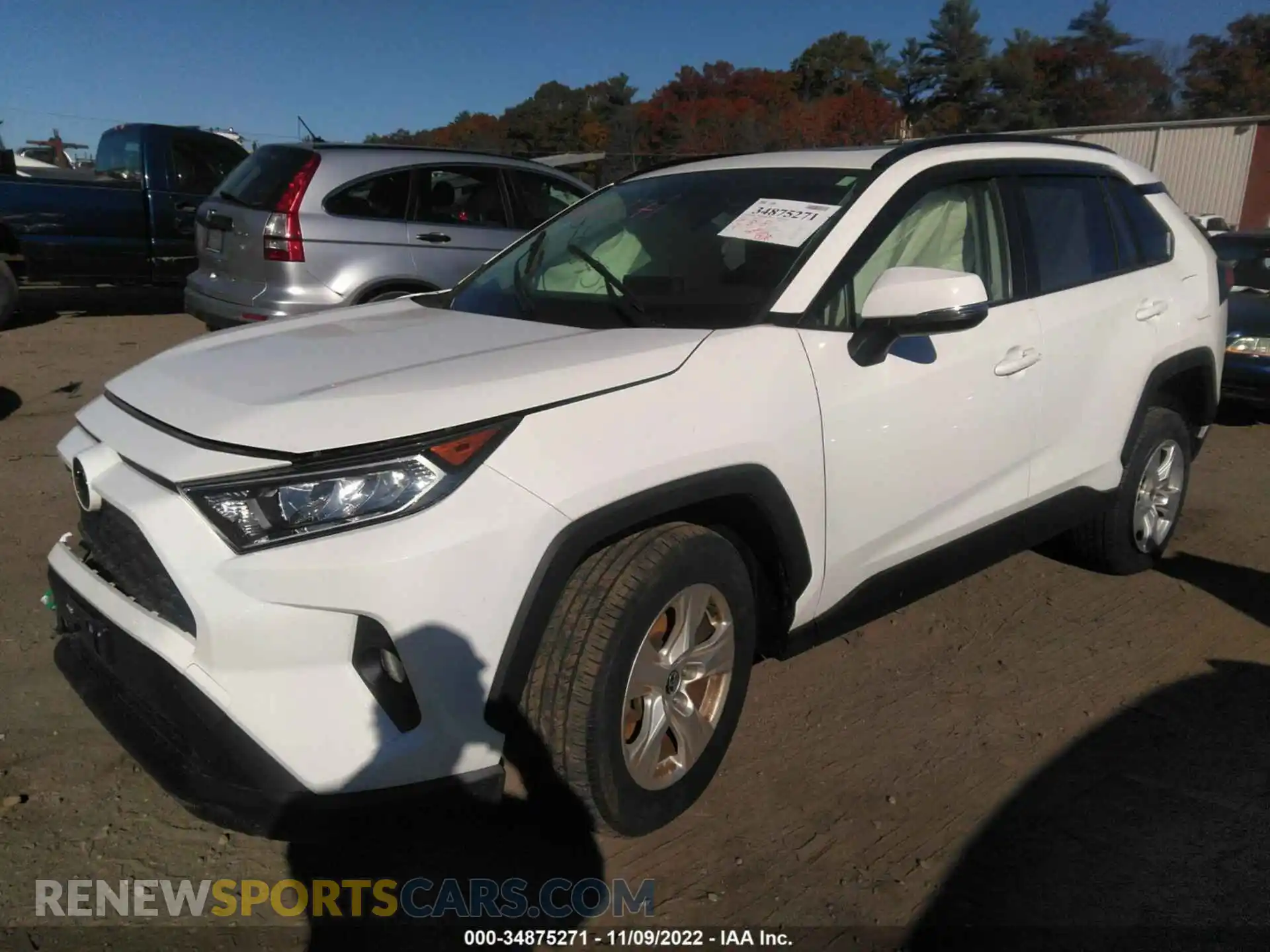 2 Photograph of a damaged car JTMP1RFV3MD071677 TOYOTA RAV4 2021
