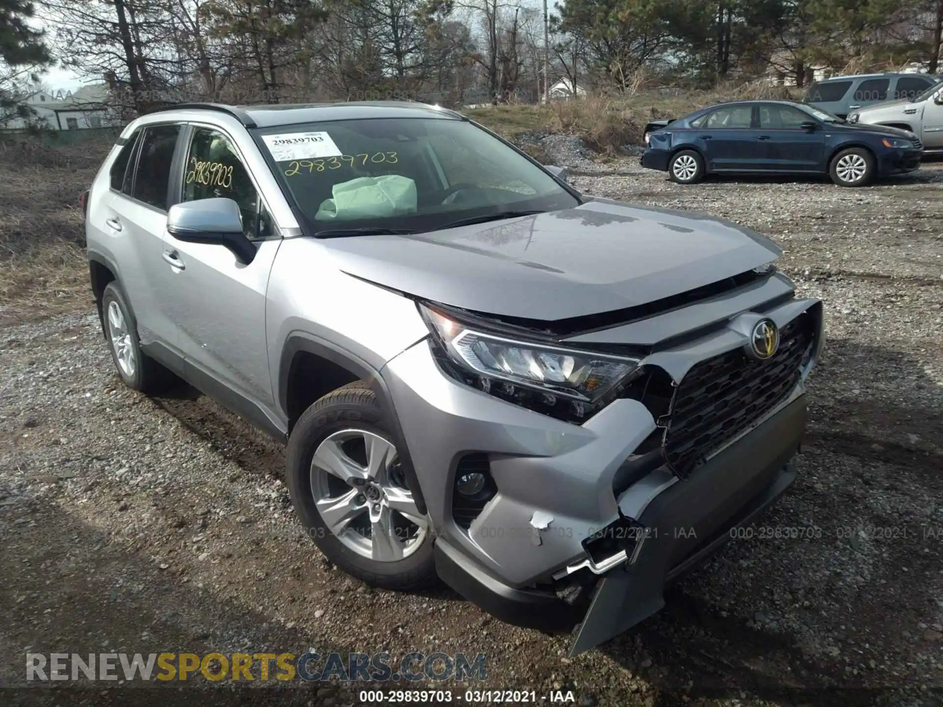 1 Photograph of a damaged car JTMP1RFV3MD074479 TOYOTA RAV4 2021