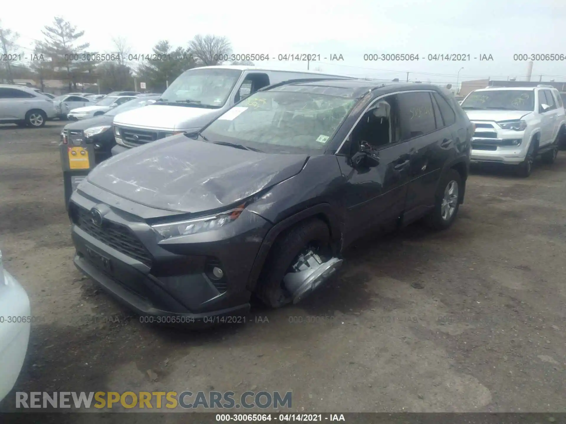 2 Photograph of a damaged car JTMP1RFV5MD077027 TOYOTA RAV4 2021