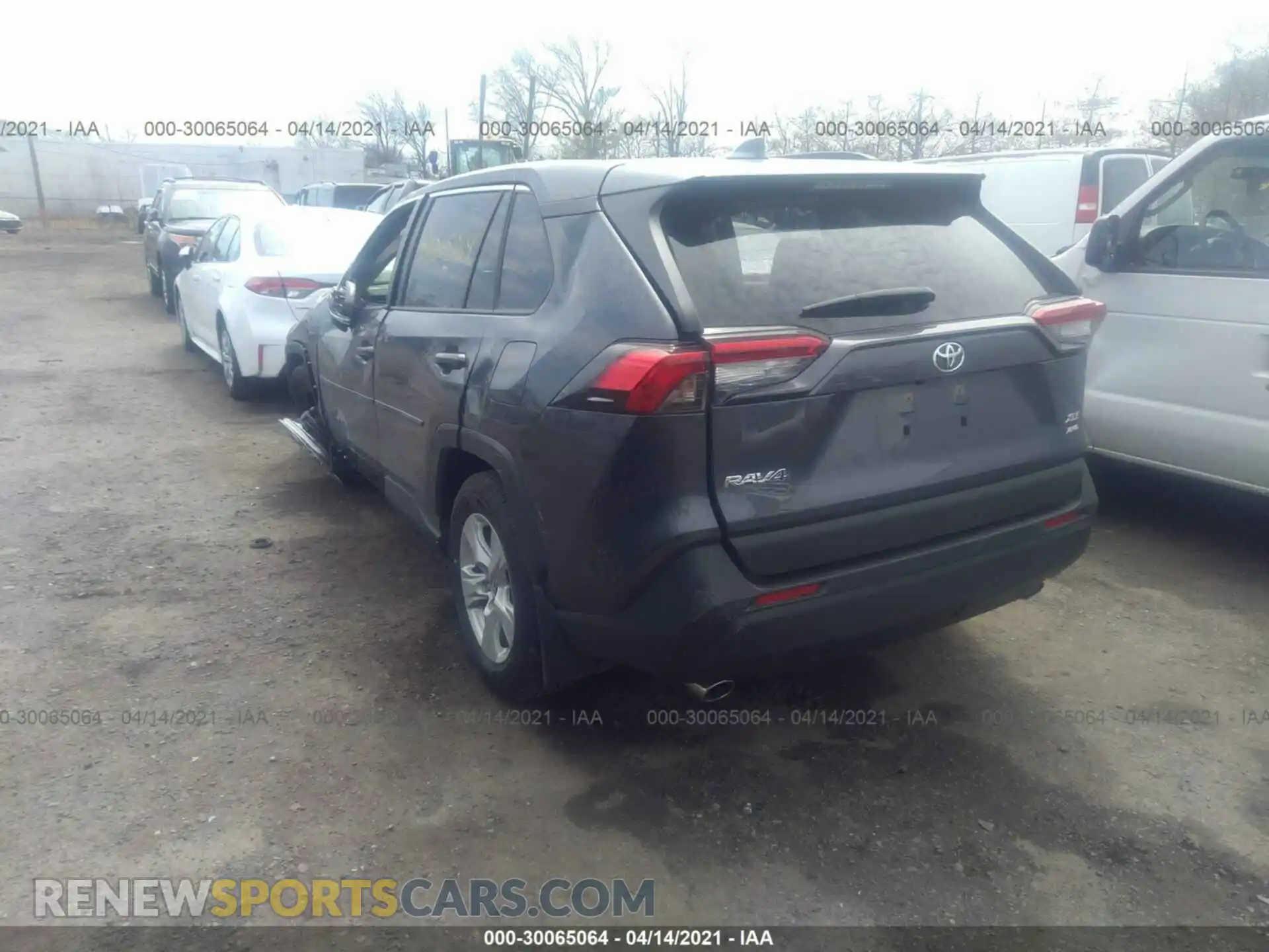 3 Photograph of a damaged car JTMP1RFV5MD077027 TOYOTA RAV4 2021
