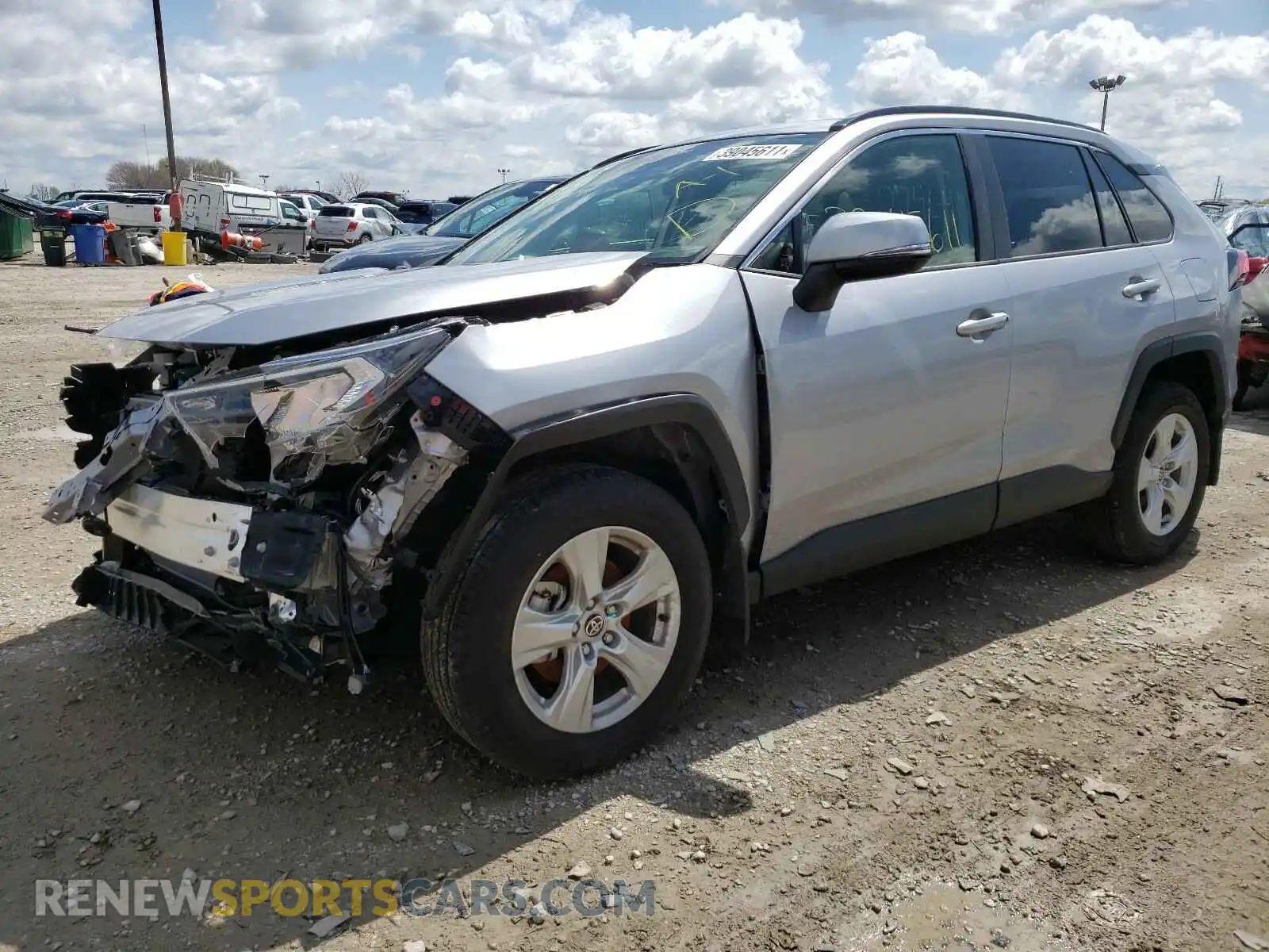 2 Photograph of a damaged car JTMP1RFV6MD074640 TOYOTA RAV4 2021