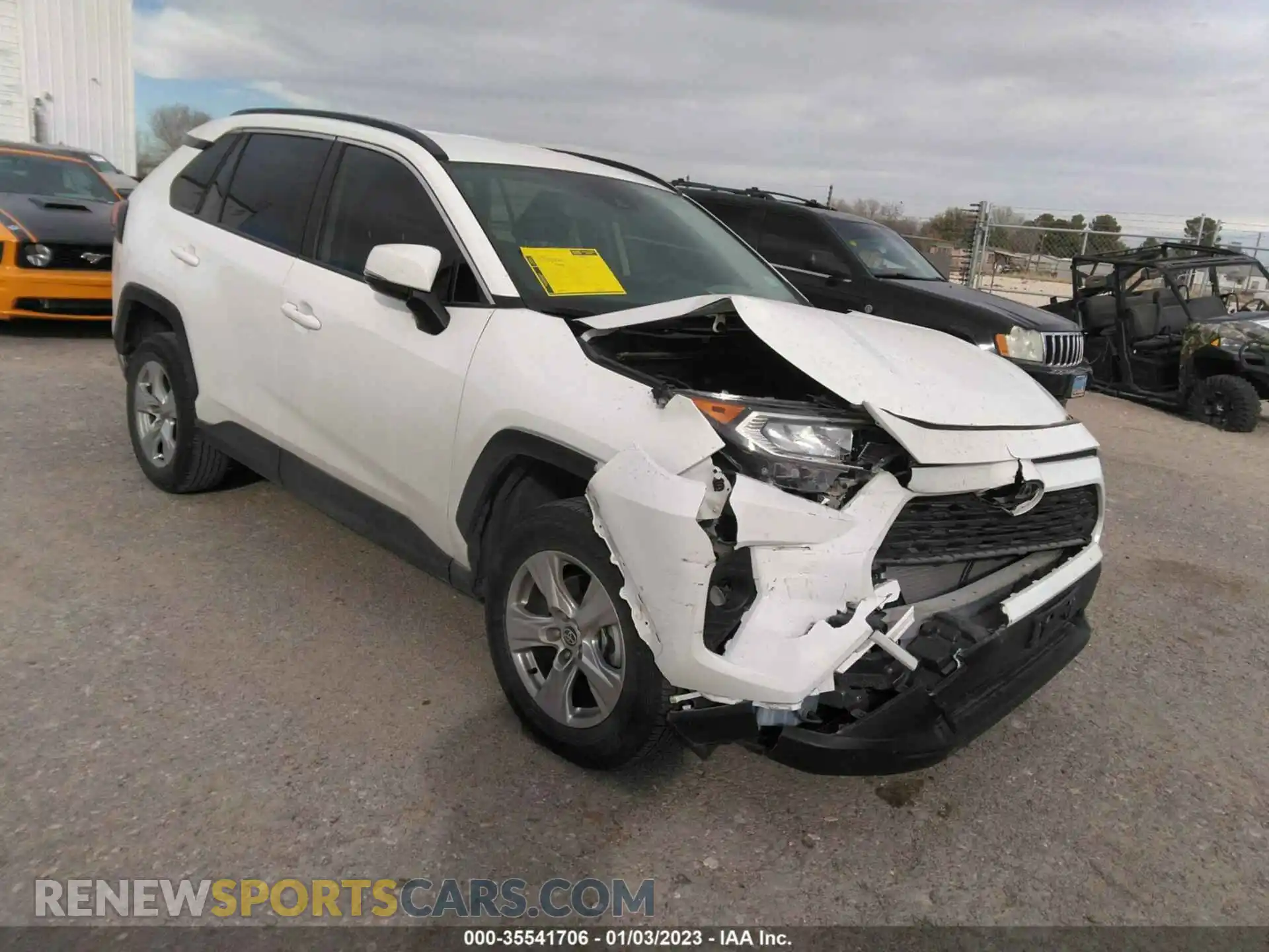 1 Photograph of a damaged car JTMP1RFV7MD073979 TOYOTA RAV4 2021