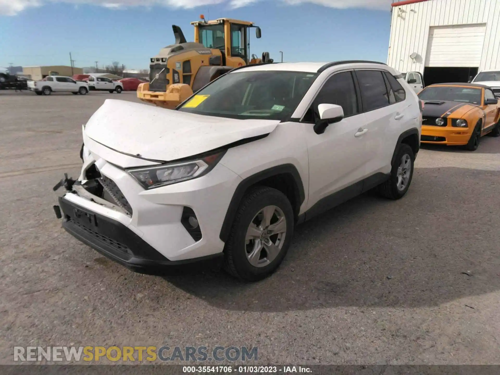 2 Photograph of a damaged car JTMP1RFV7MD073979 TOYOTA RAV4 2021