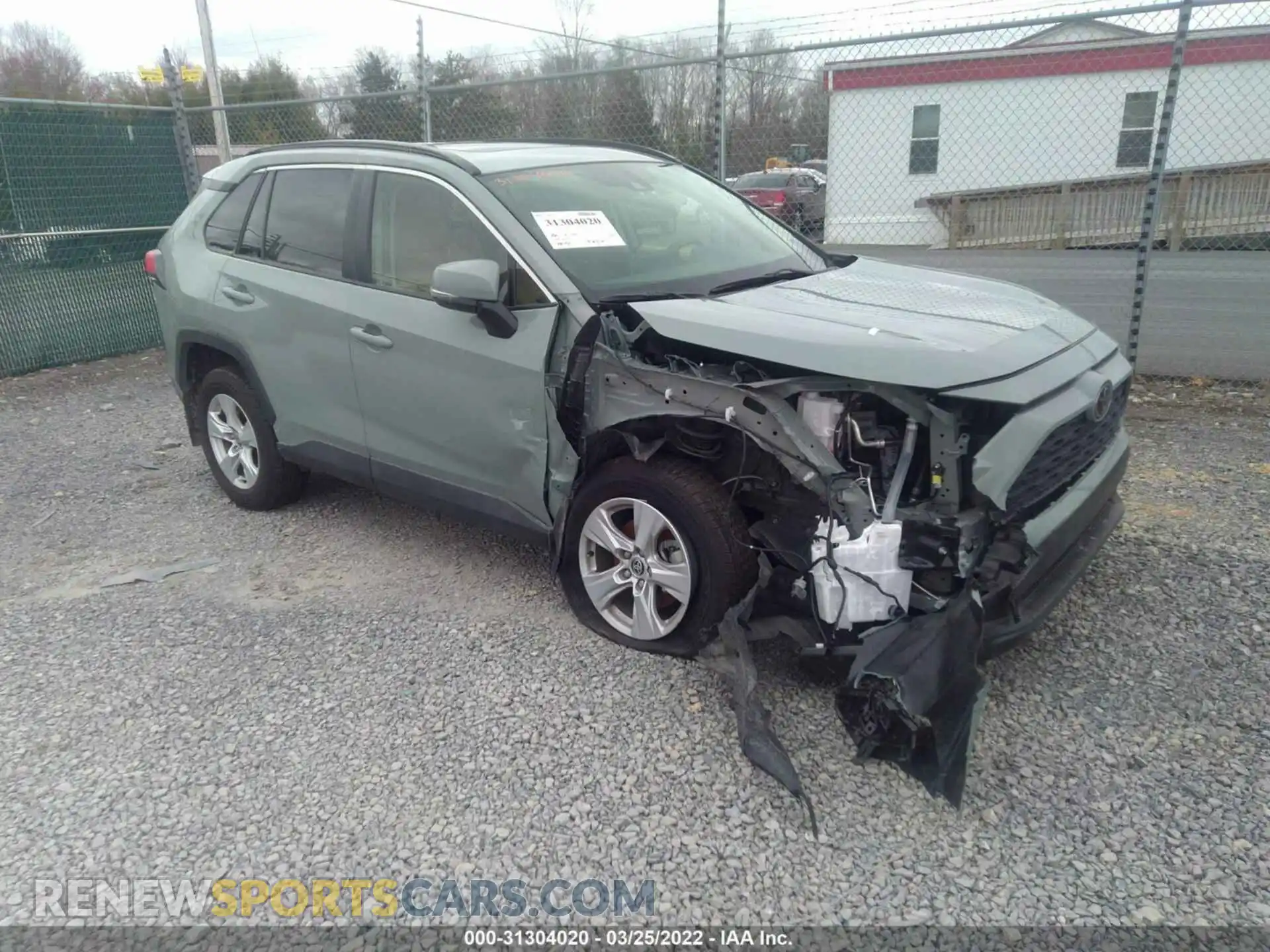 1 Photograph of a damaged car JTMP1RFV7MD081080 TOYOTA RAV4 2021