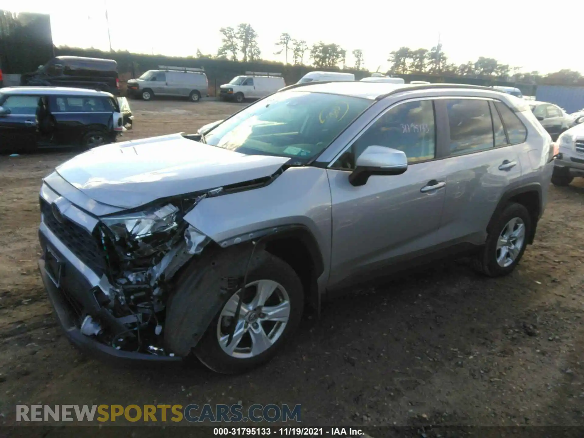 2 Photograph of a damaged car JTMP1RFV8MD071481 TOYOTA RAV4 2021