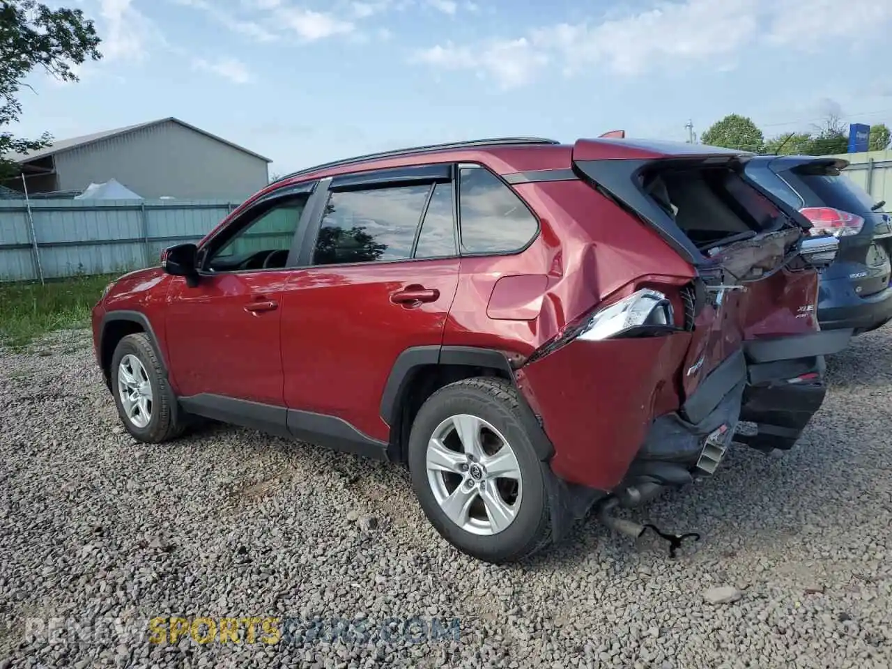 2 Photograph of a damaged car JTMP1RFV8MD073568 TOYOTA RAV4 2021
