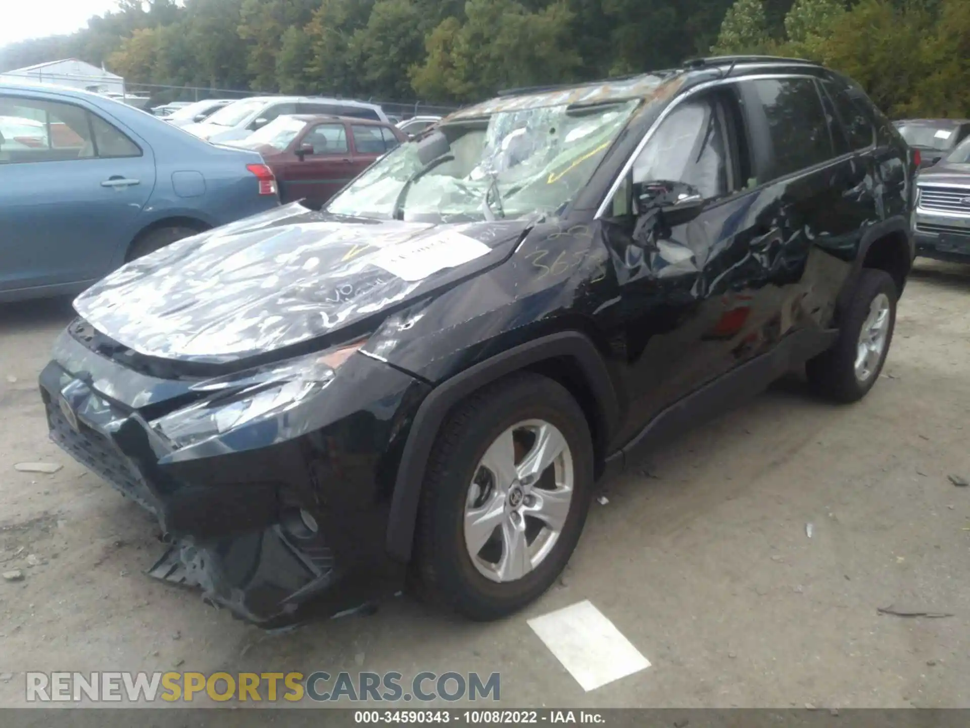 2 Photograph of a damaged car JTMP1RFV8MD079841 TOYOTA RAV4 2021