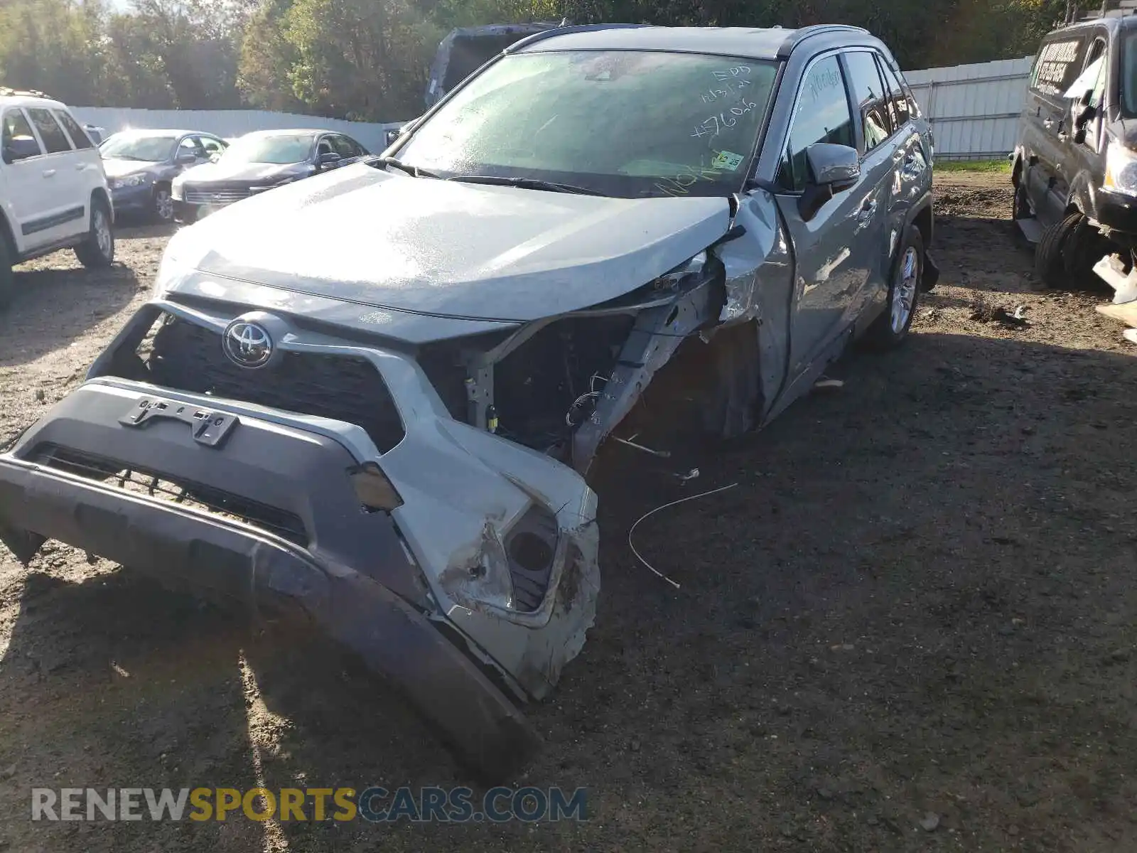 2 Photograph of a damaged car JTMP1RFVXMD076066 TOYOTA RAV4 2021