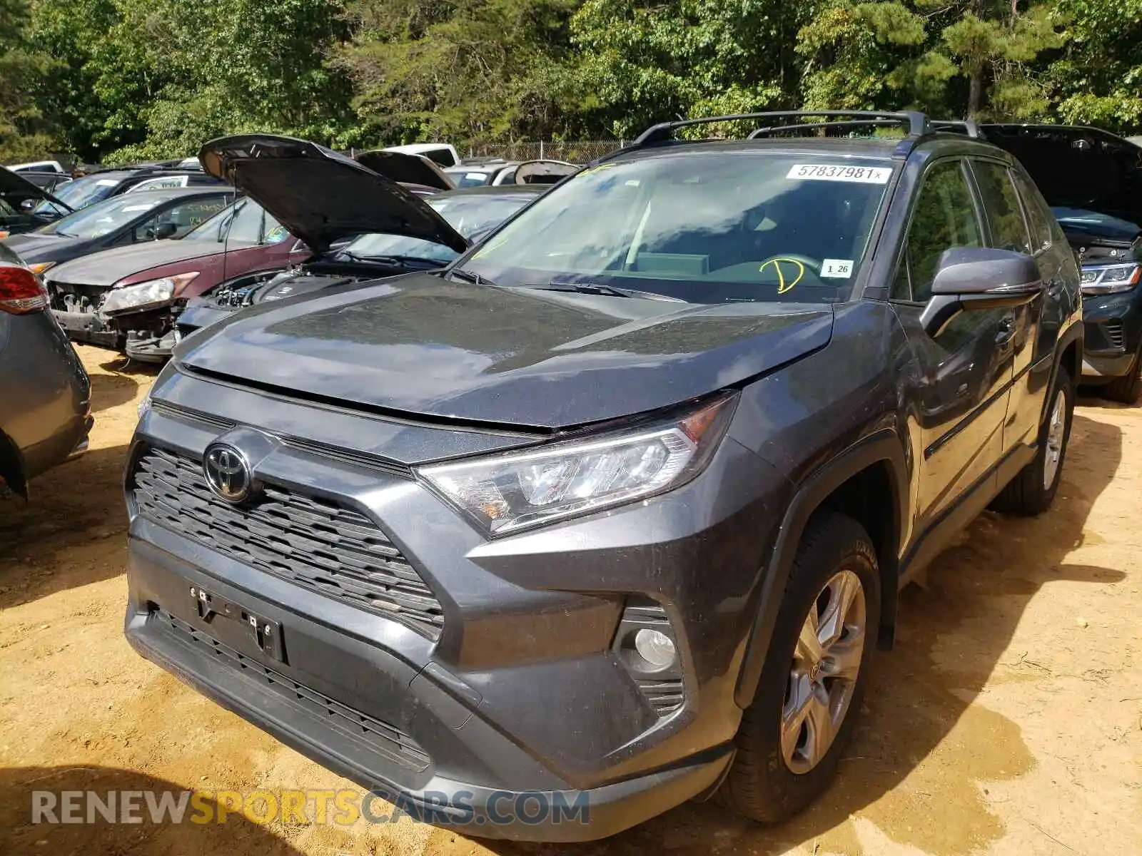 2 Photograph of a damaged car JTMP1RFVXMD078609 TOYOTA RAV4 2021