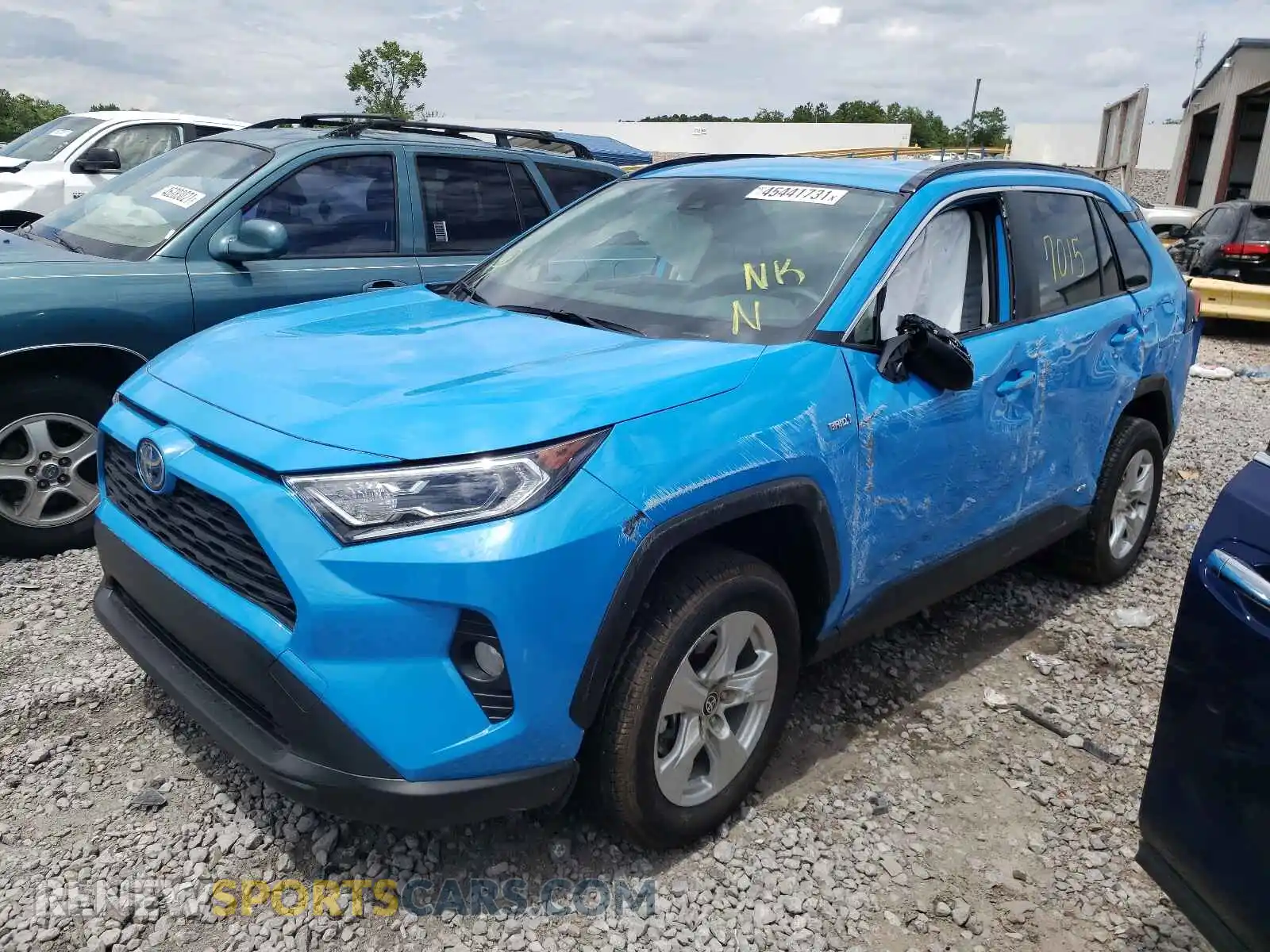 2 Photograph of a damaged car JTMR6RFV5MD019817 TOYOTA RAV4 2021