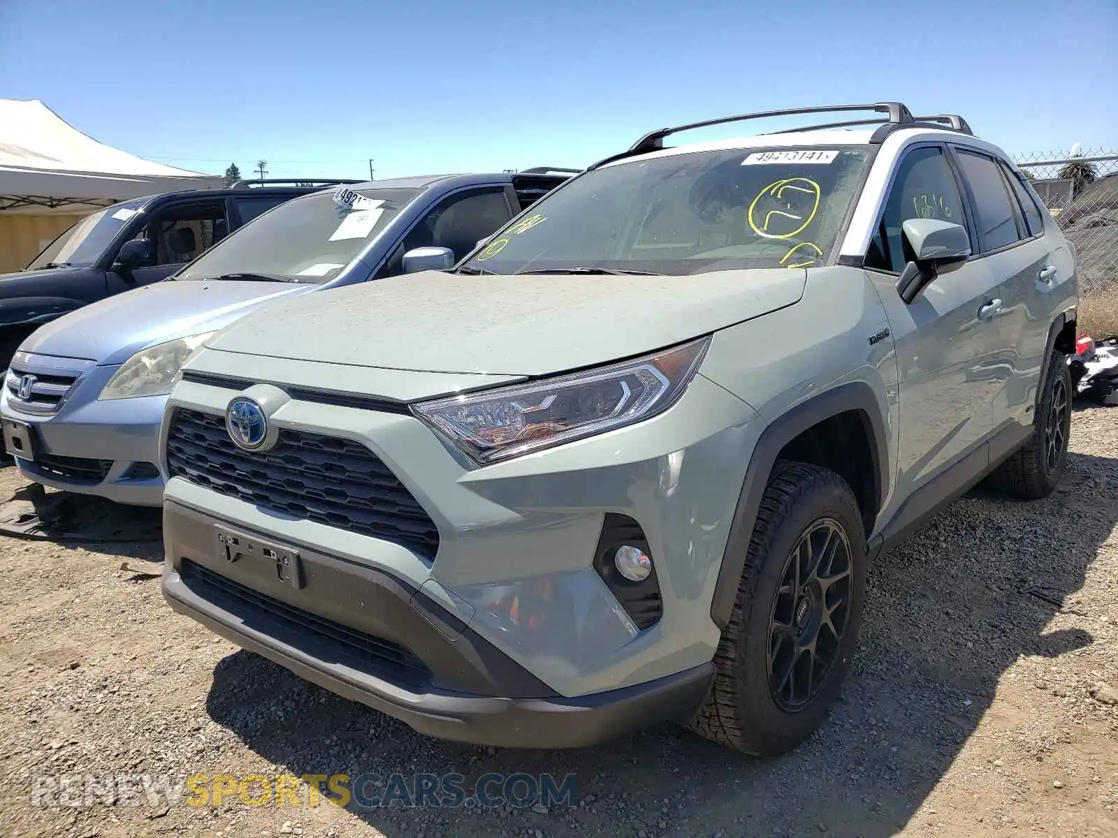 2 Photograph of a damaged car JTMR6RFV7MD012562 TOYOTA RAV4 2021