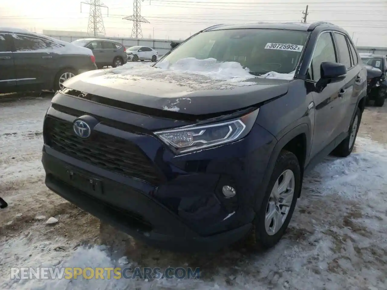2 fotografías del automóvil dañado JTMR6RFV7MD020953 TOYOTA RAV4 2021