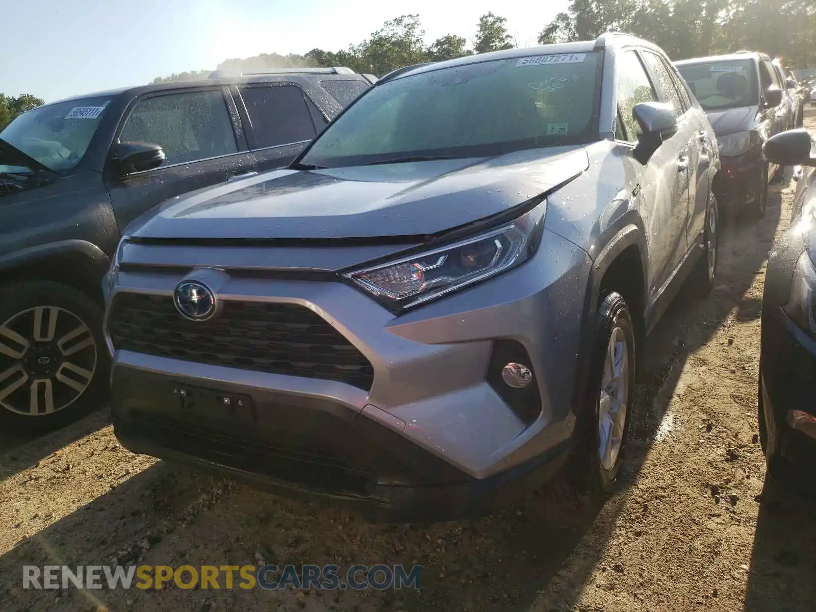 2 Photograph of a damaged car JTMRWRFV0MD112843 TOYOTA RAV4 2021
