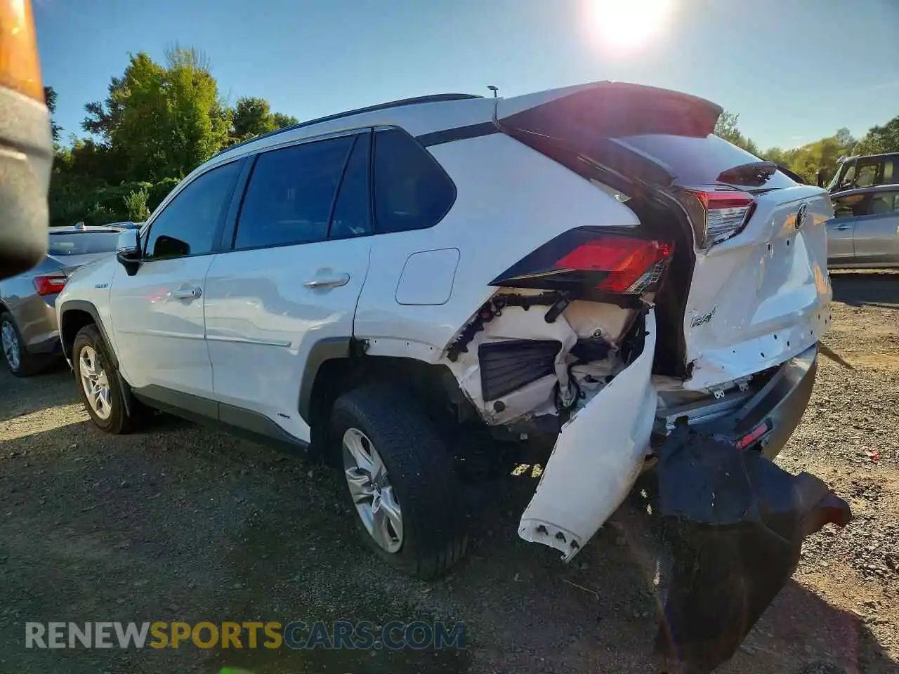 2 Photograph of a damaged car JTMRWRFV1MD128050 TOYOTA RAV4 2021