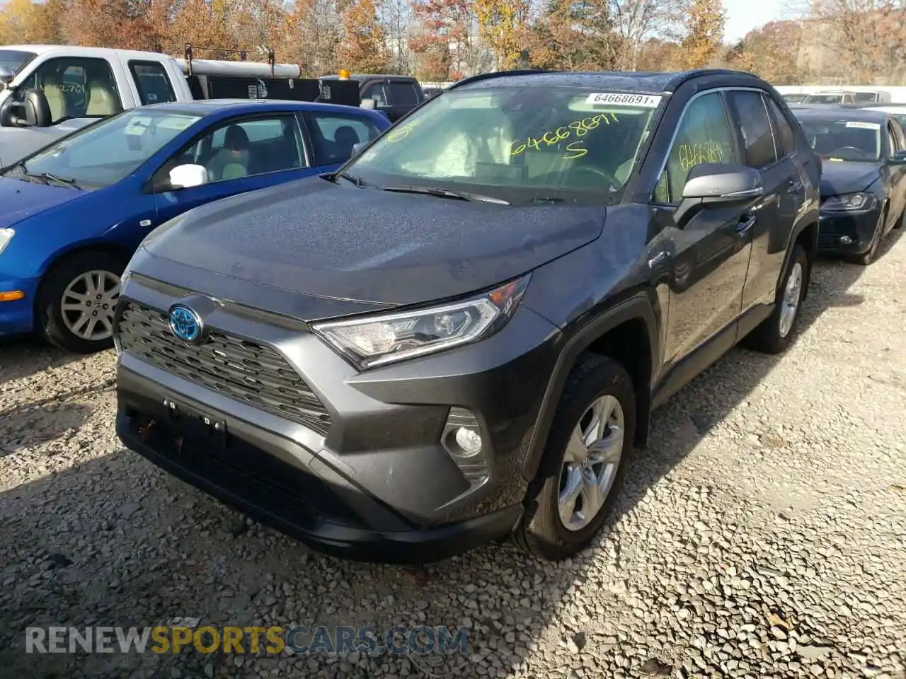 2 Photograph of a damaged car JTMRWRFV2MD117753 TOYOTA RAV4 2021