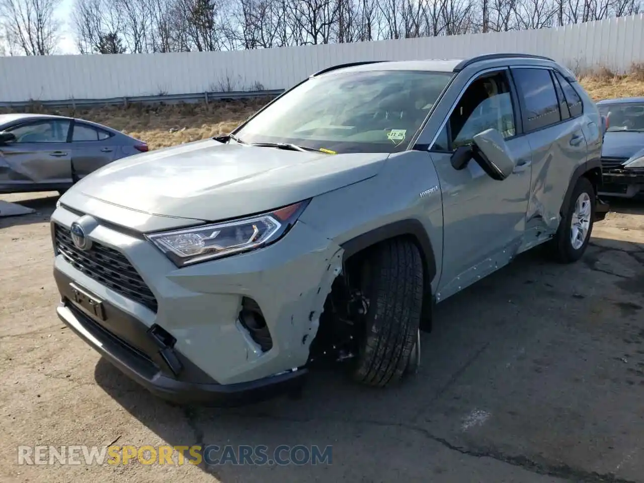 2 Photograph of a damaged car JTMRWRFV3MD126803 TOYOTA RAV4 2021