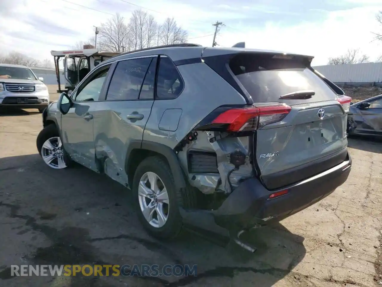 3 Photograph of a damaged car JTMRWRFV3MD126803 TOYOTA RAV4 2021