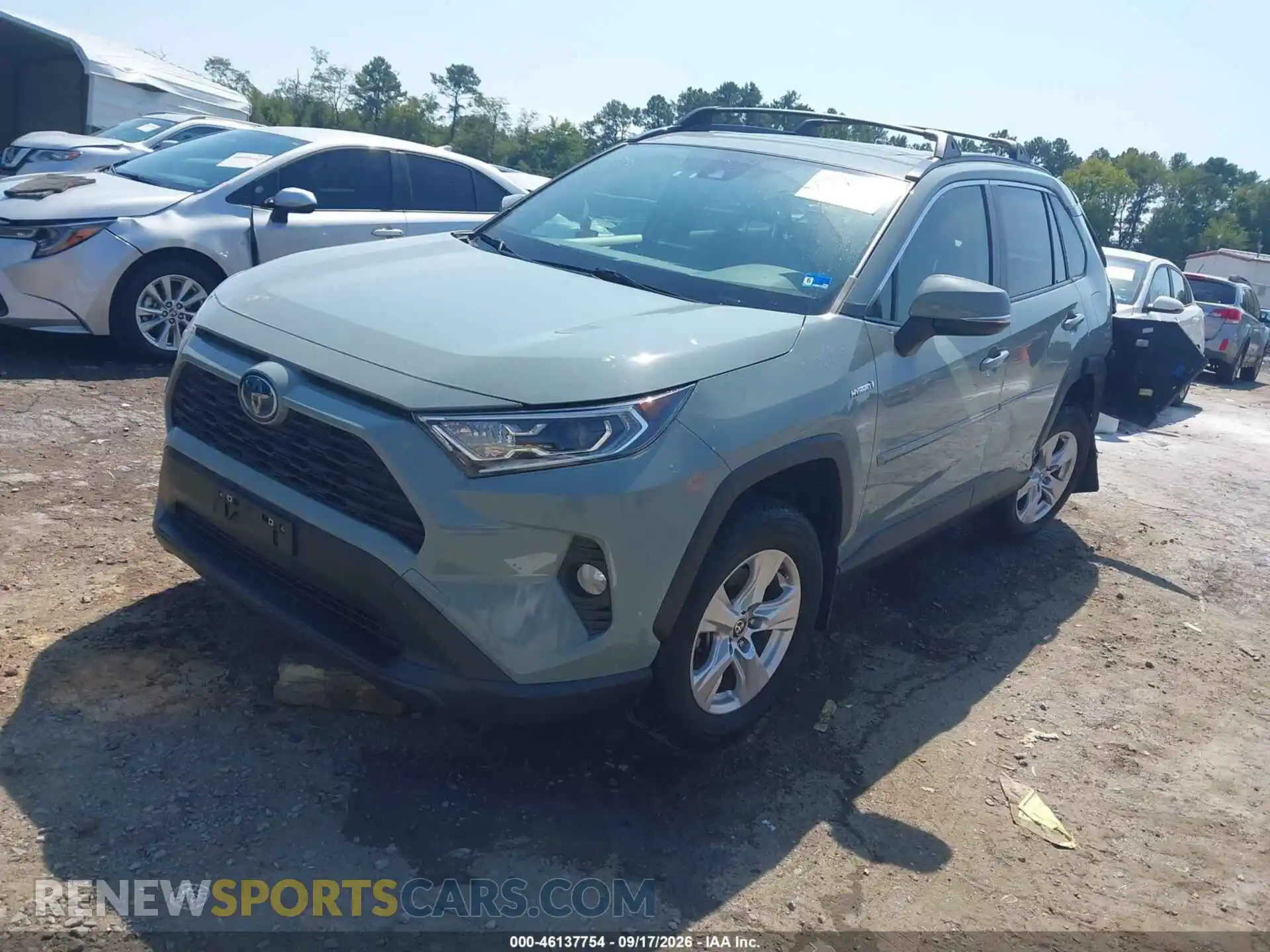 2 Photograph of a damaged car JTMRWRFV3MD131192 TOYOTA RAV4 2021