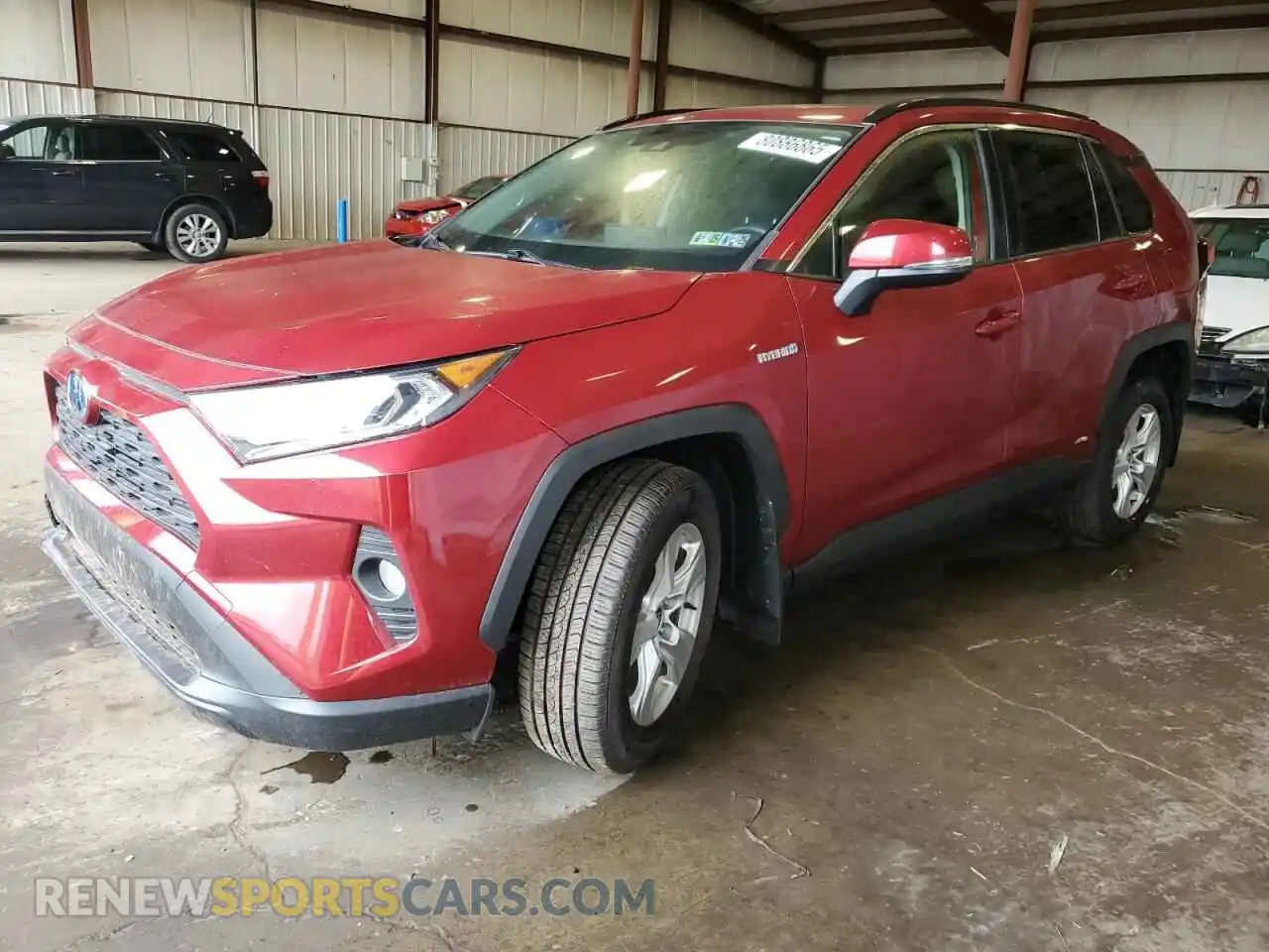 1 Photograph of a damaged car JTMRWRFV3MD135808 TOYOTA RAV4 2021