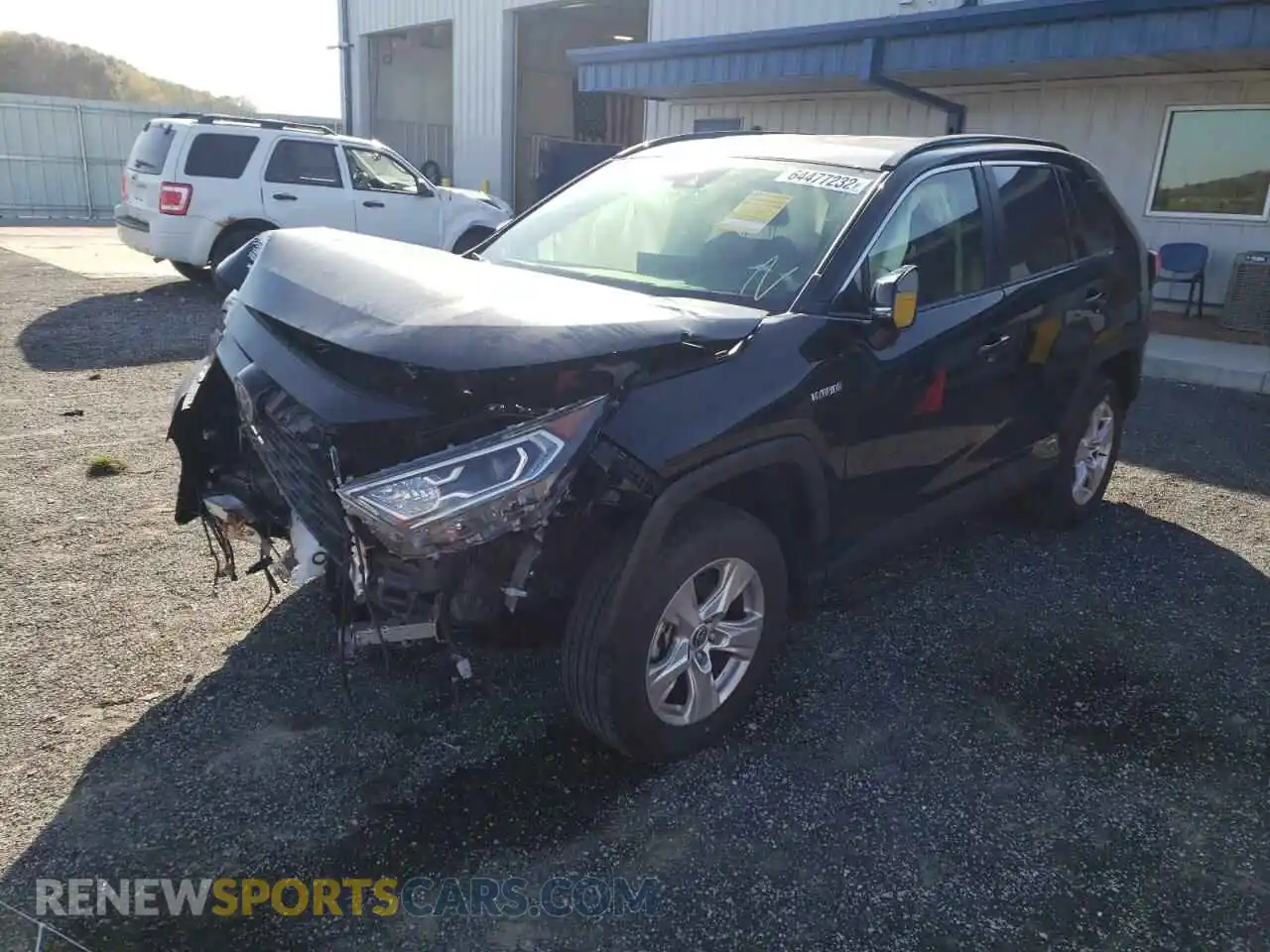 2 Photograph of a damaged car JTMRWRFV3MJ053983 TOYOTA RAV4 2021