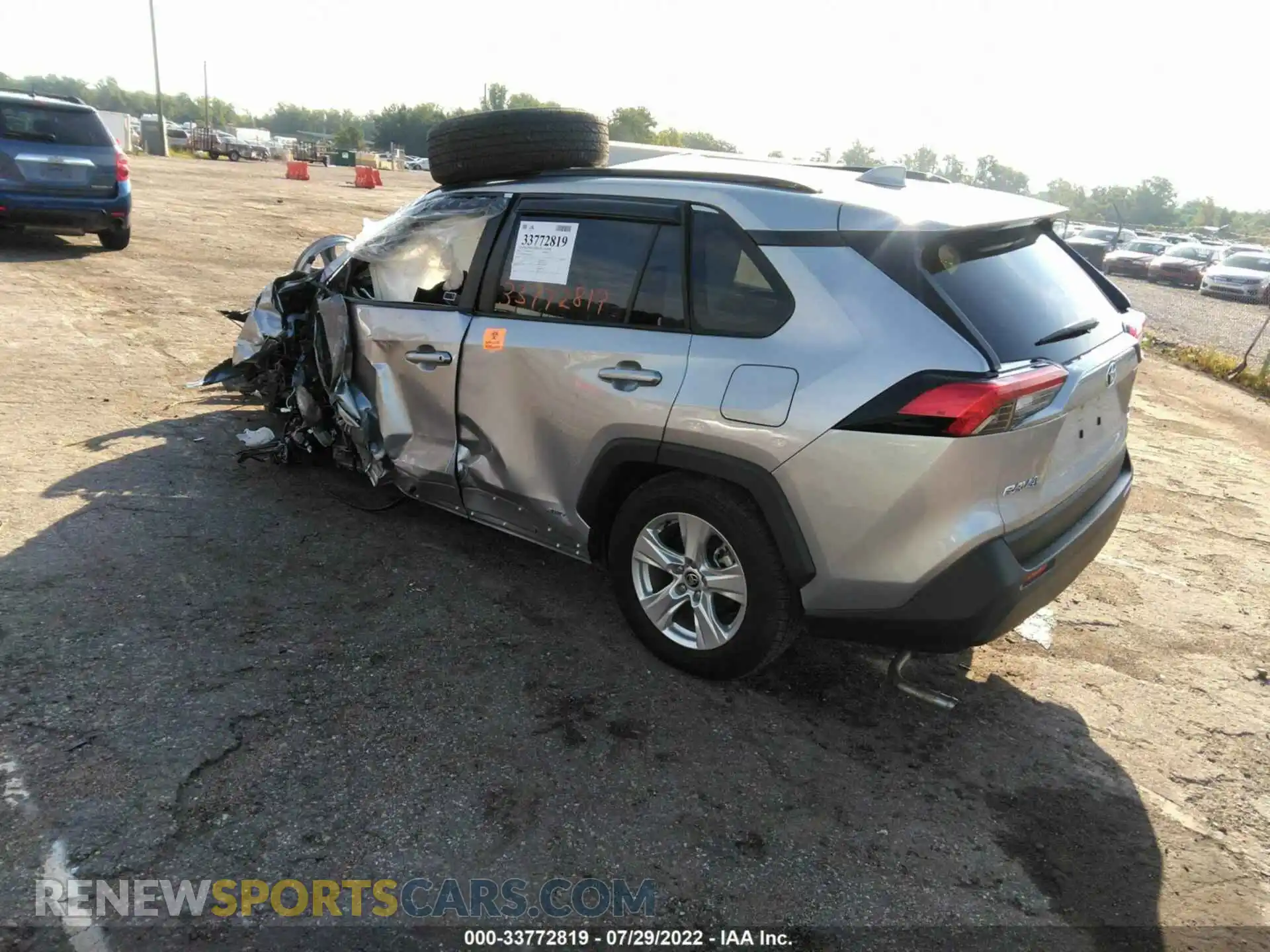 3 Photograph of a damaged car JTMRWRFV4MJ053684 TOYOTA RAV4 2021