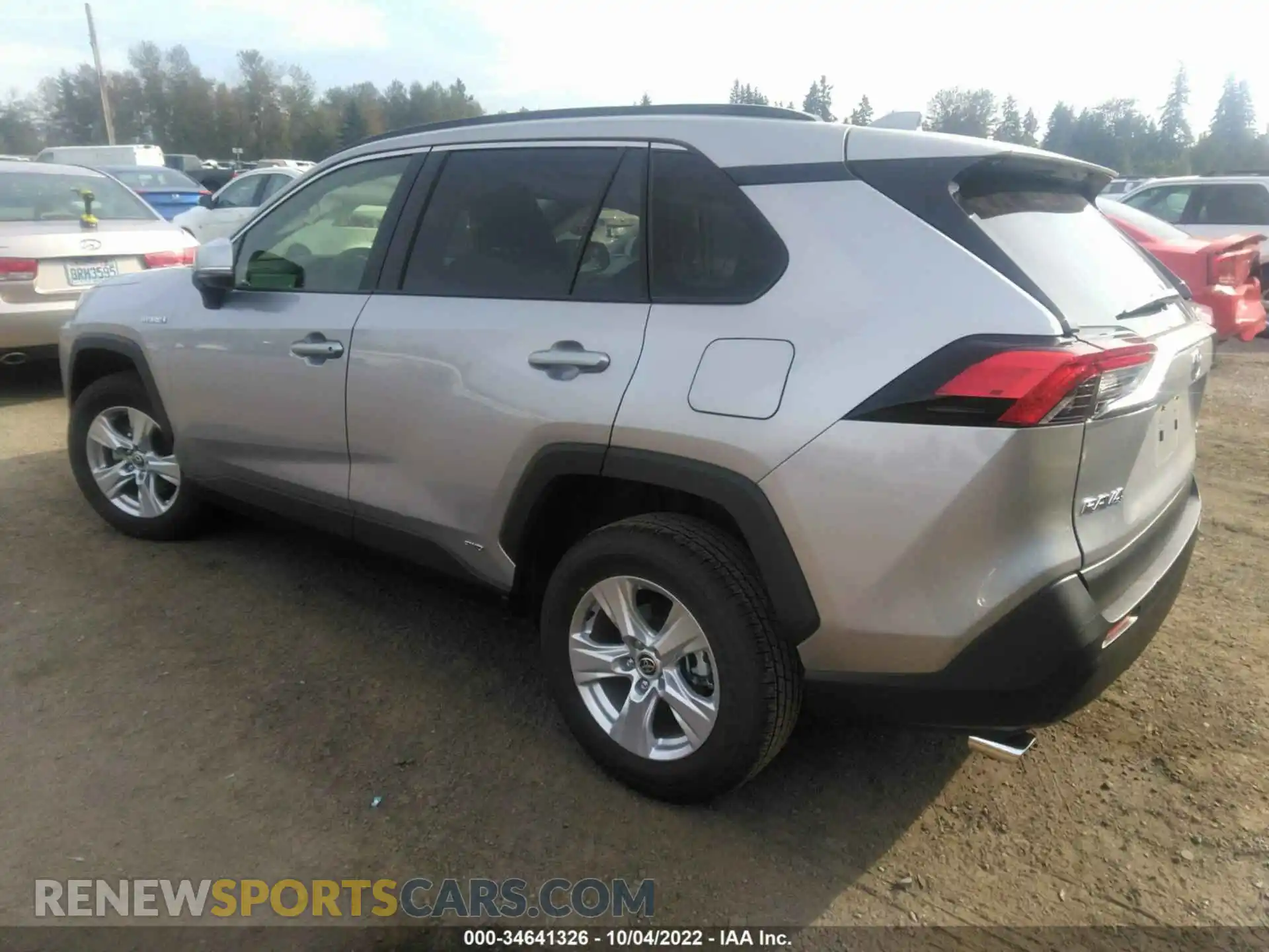 3 Photograph of a damaged car JTMRWRFV4MJ054012 TOYOTA RAV4 2021