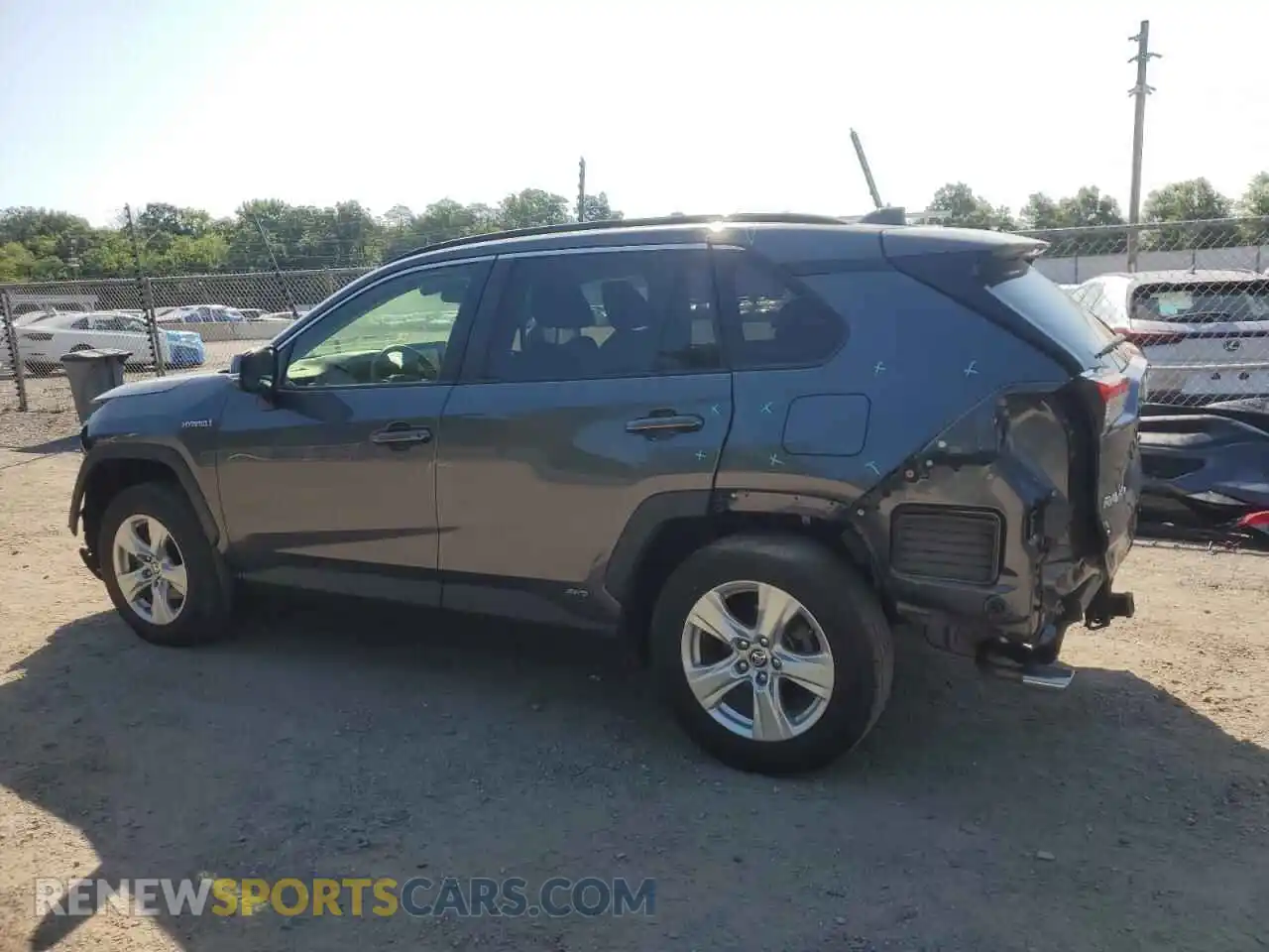 2 Photograph of a damaged car JTMRWRFV5MD115723 TOYOTA RAV4 2021