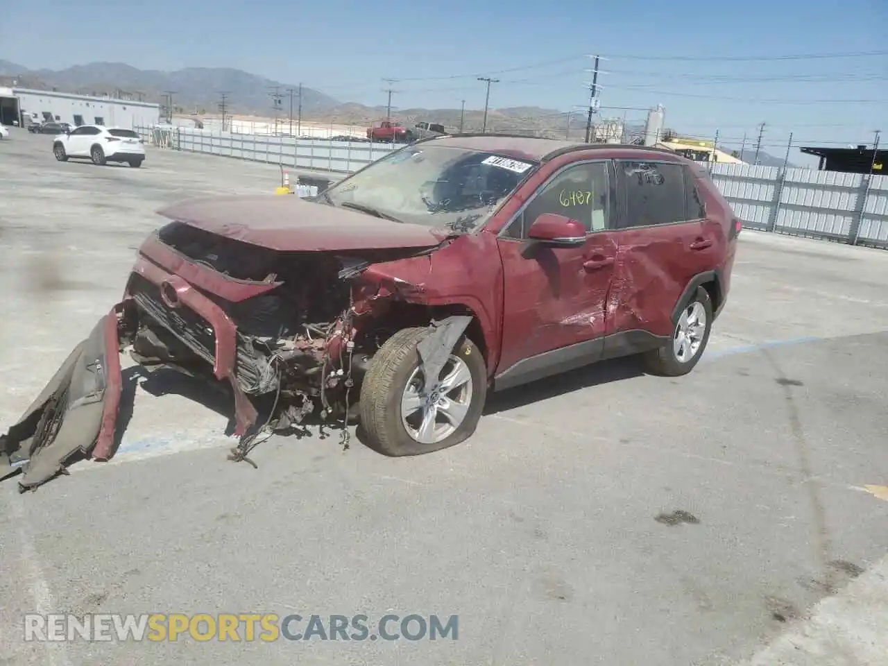 2 fotografías del automóvil dañado JTMW1RFV0MD072586 TOYOTA RAV4 2021