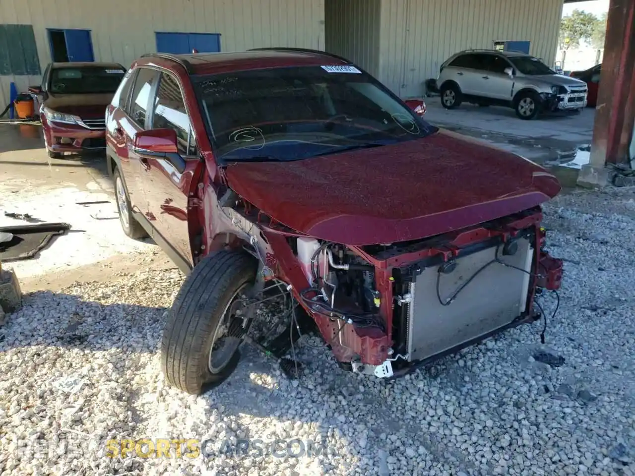 1 Photograph of a damaged car JTMW1RFV1MD072161 TOYOTA RAV4 2021