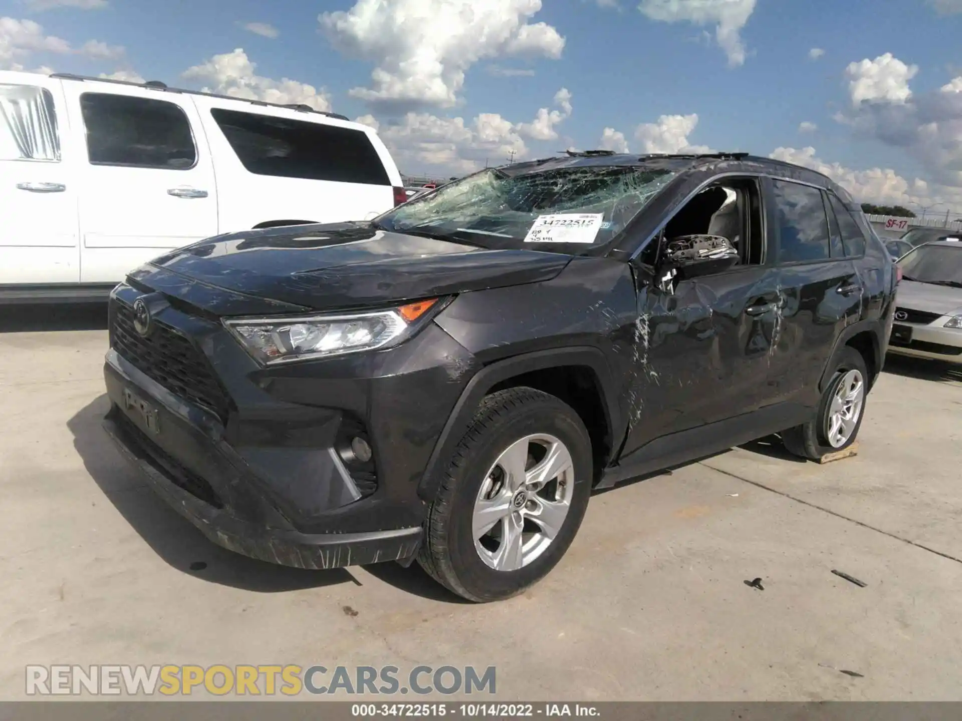 2 fotografías del automóvil dañado JTMW1RFV1MJ022801 TOYOTA RAV4 2021