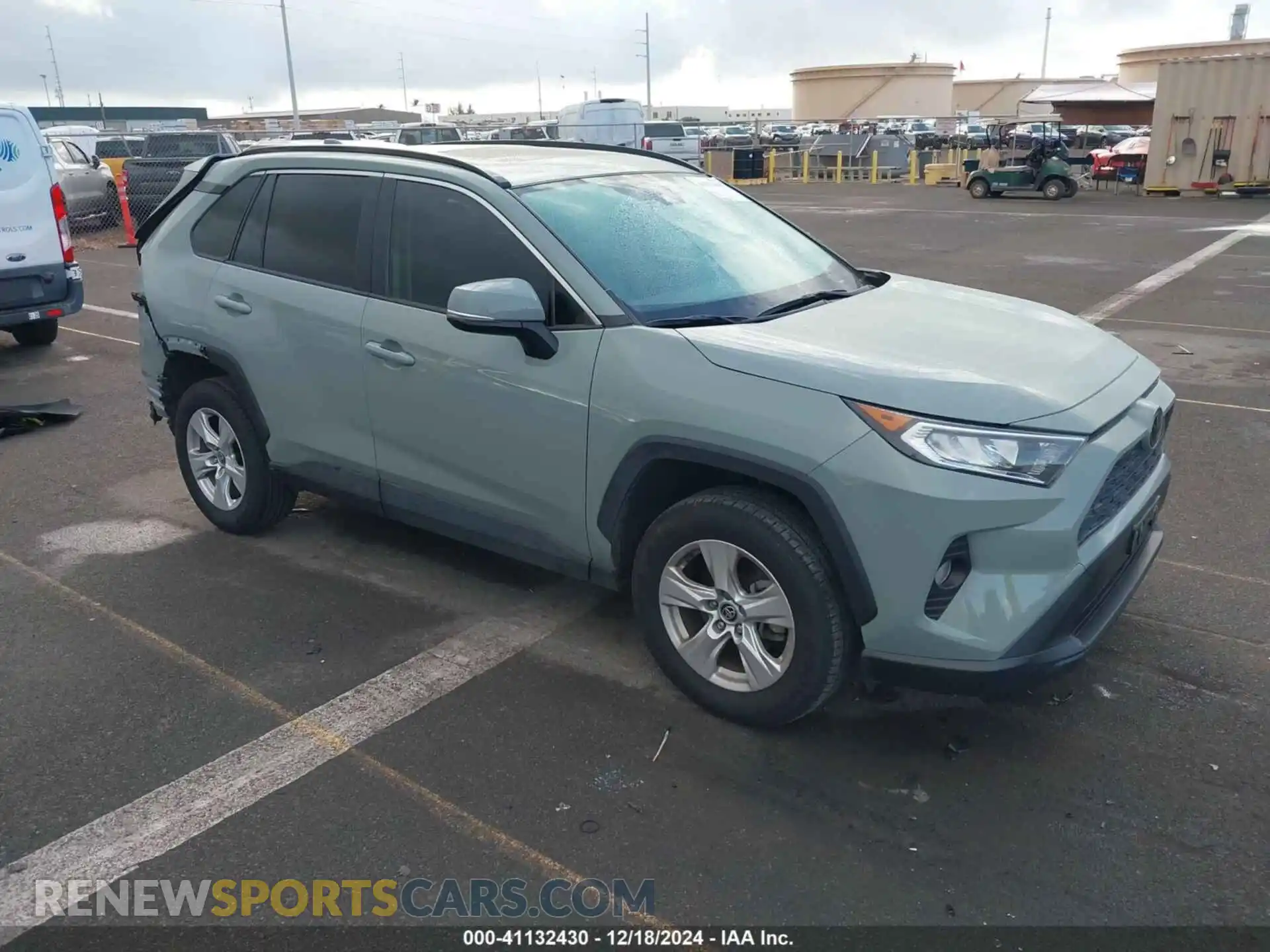 1 Photograph of a damaged car JTMW1RFV3MD074381 TOYOTA RAV4 2021