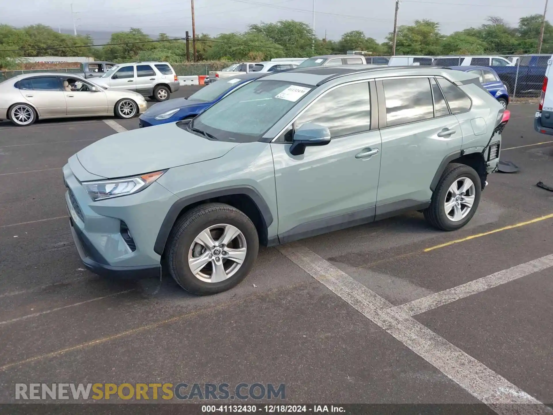 2 Photograph of a damaged car JTMW1RFV3MD074381 TOYOTA RAV4 2021