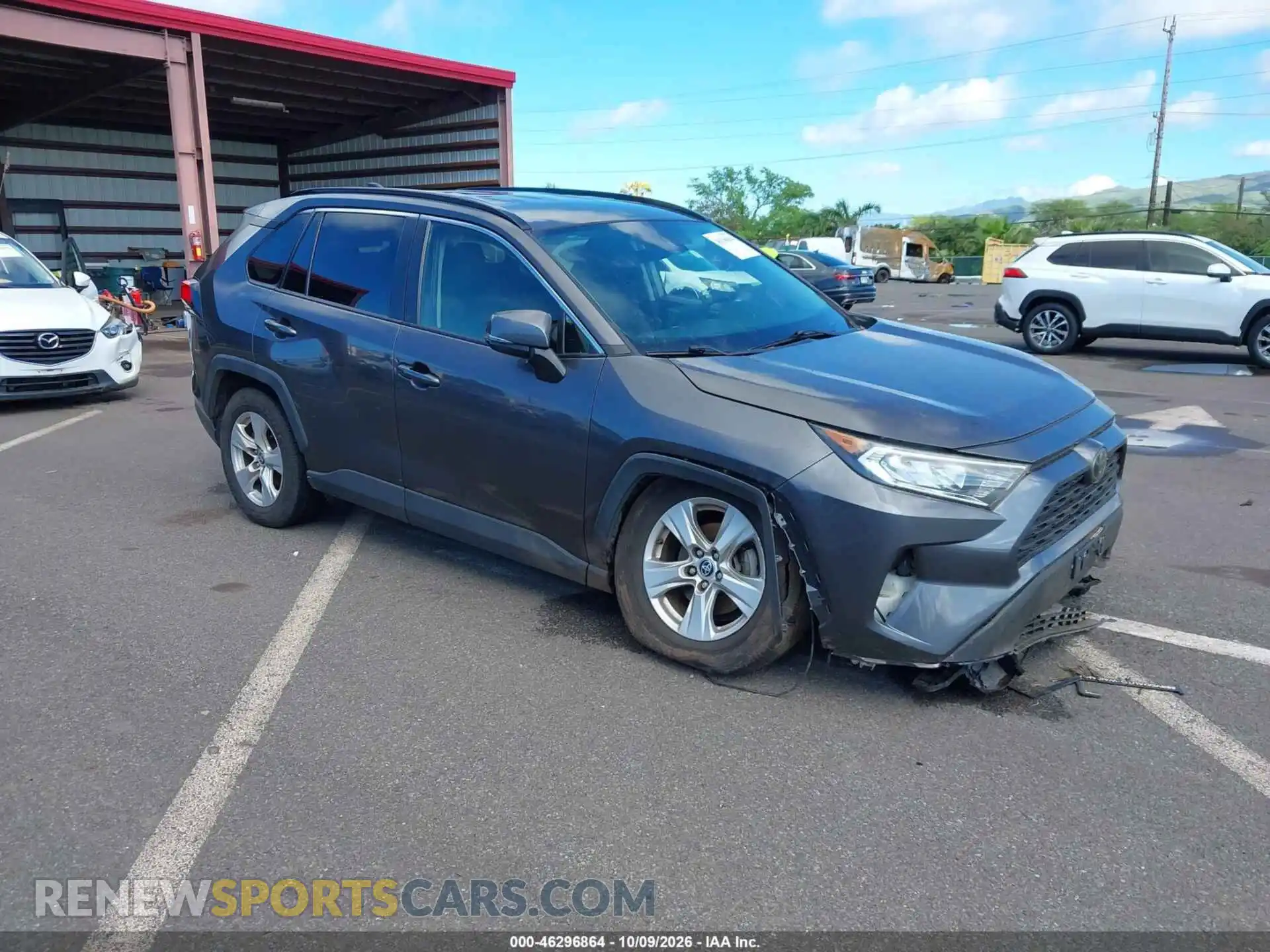 1 Photograph of a damaged car JTMW1RFV3MJ023366 TOYOTA RAV4 2021