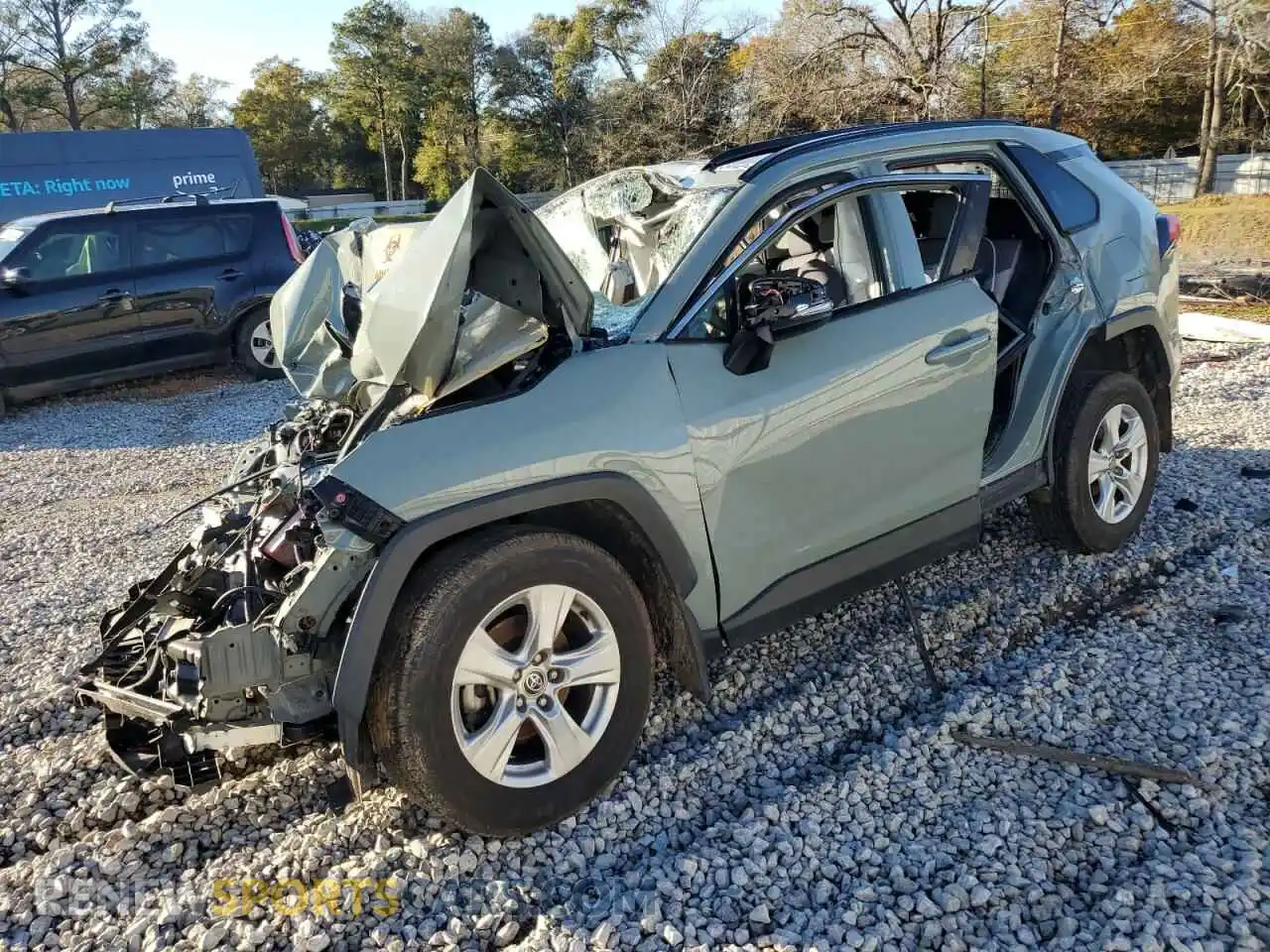 1 Photograph of a damaged car JTMW1RFV4MD064703 TOYOTA RAV4 2021