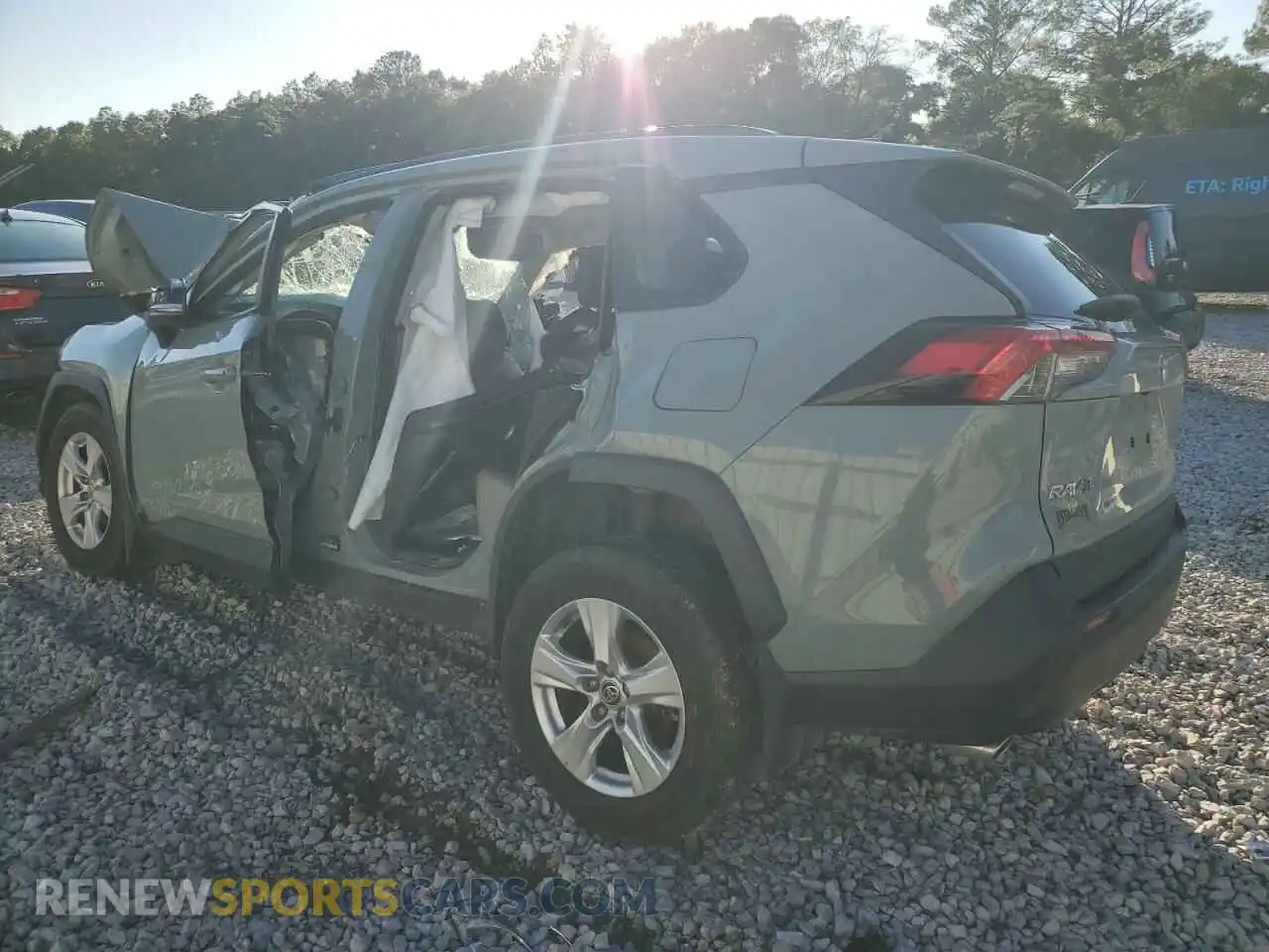 2 Photograph of a damaged car JTMW1RFV4MD064703 TOYOTA RAV4 2021