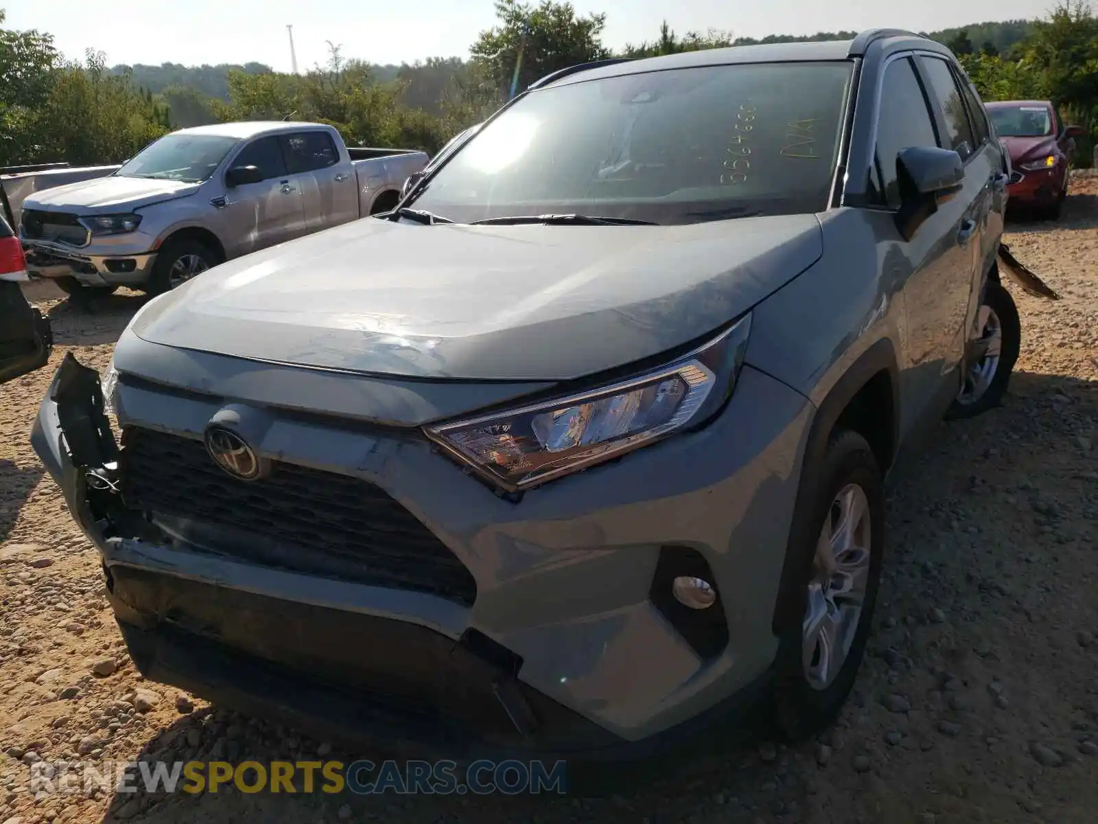 2 Photograph of a damaged car JTMW1RFV5MD064161 TOYOTA RAV4 2021